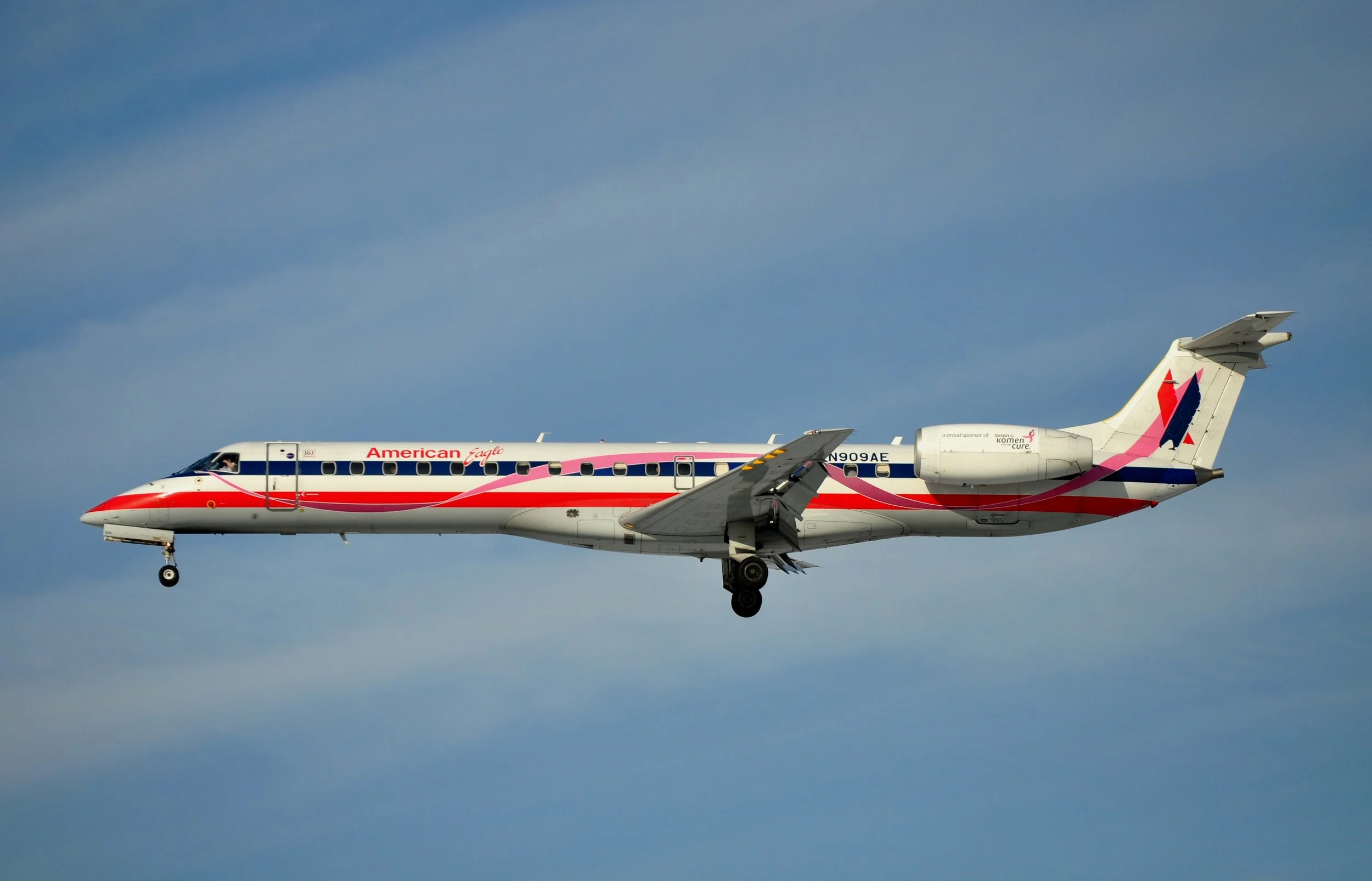 N909AE AMERICAN EAGLE EMB CANCER COLORS 27L ORD