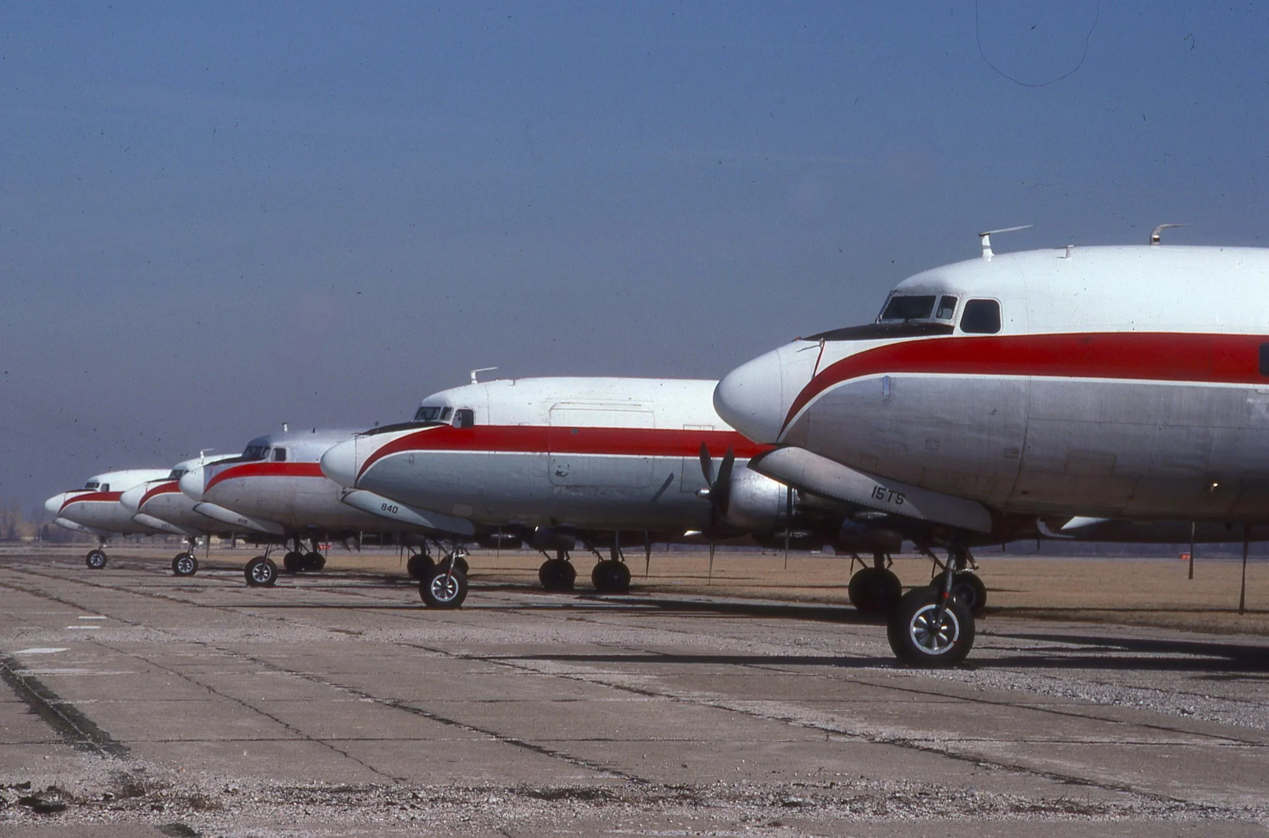 ZANTOP DC-6 LINEUP NO LONGER IN SERVICE YIP