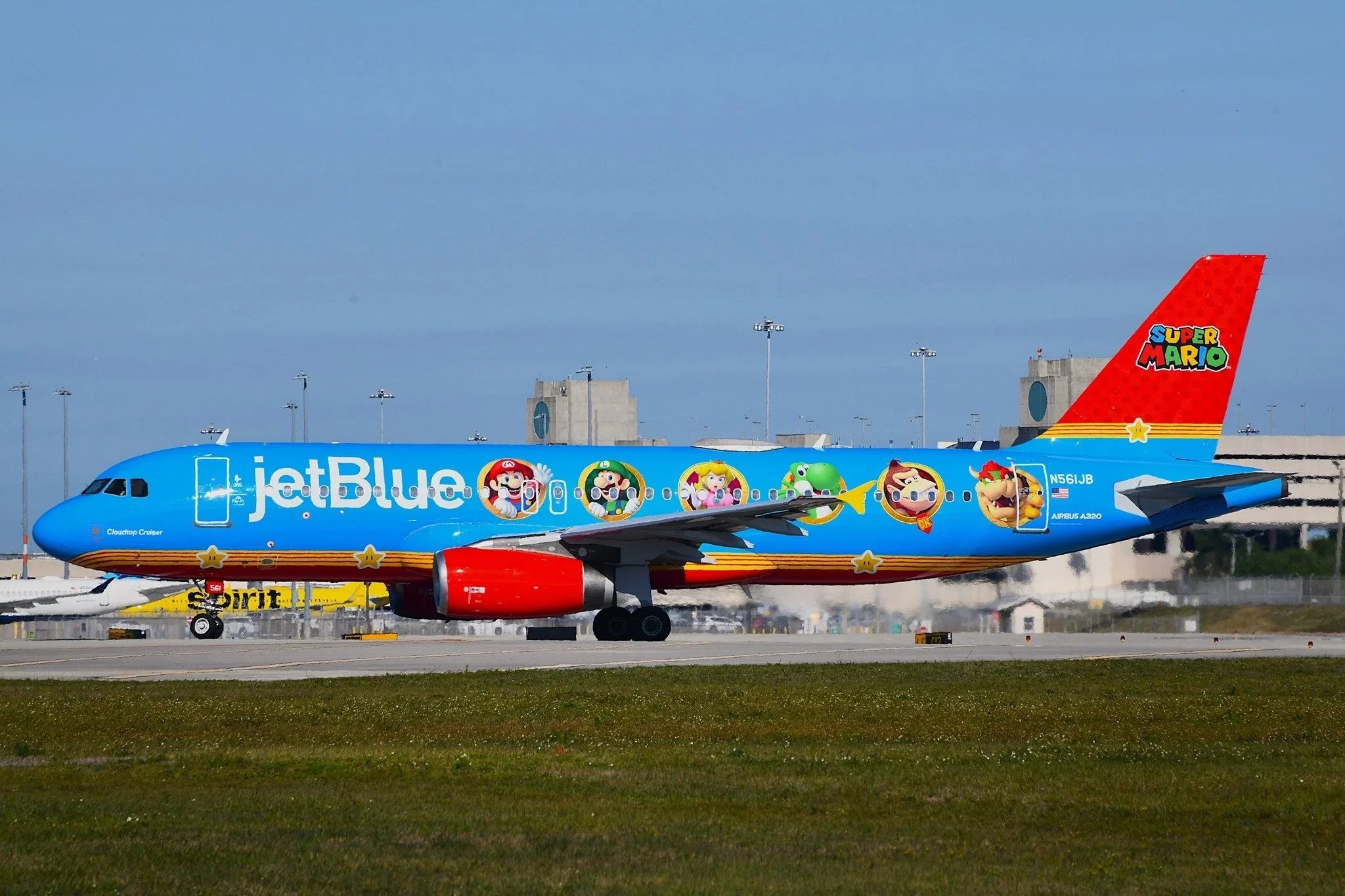N561JB A320 JET BLUE SUPER MARIOS FLL