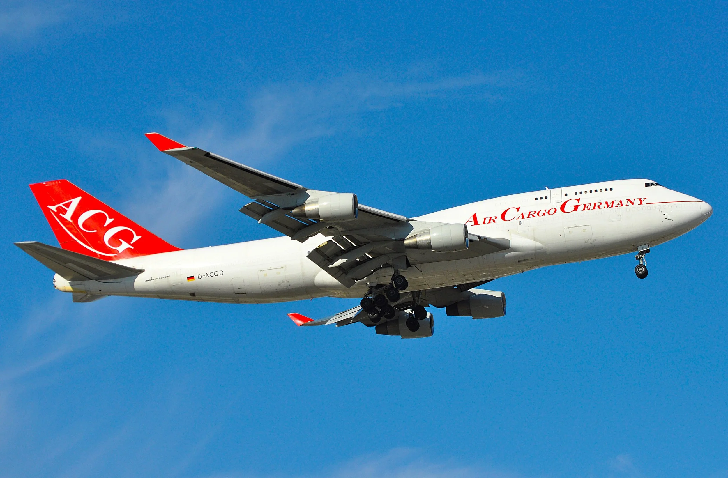 D-ACGD B747F AIR CARGO GERMANY ORD 10C