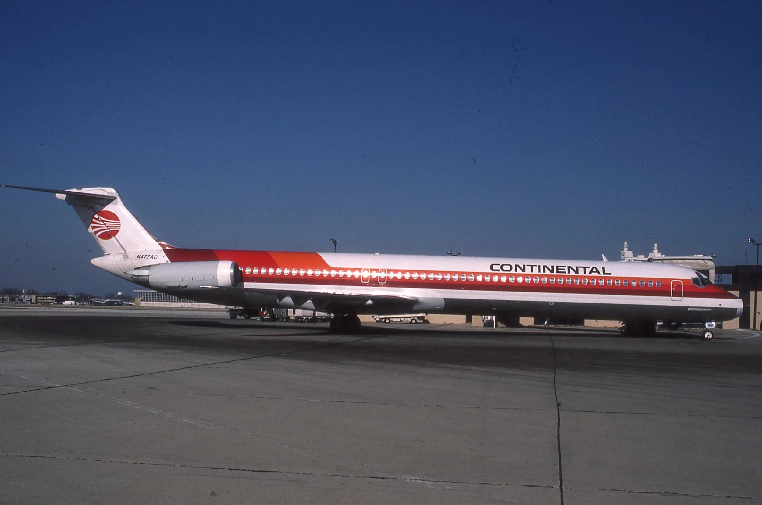 N477AC MD-80 CONTINENTAL FRONTIER COLORS MDW