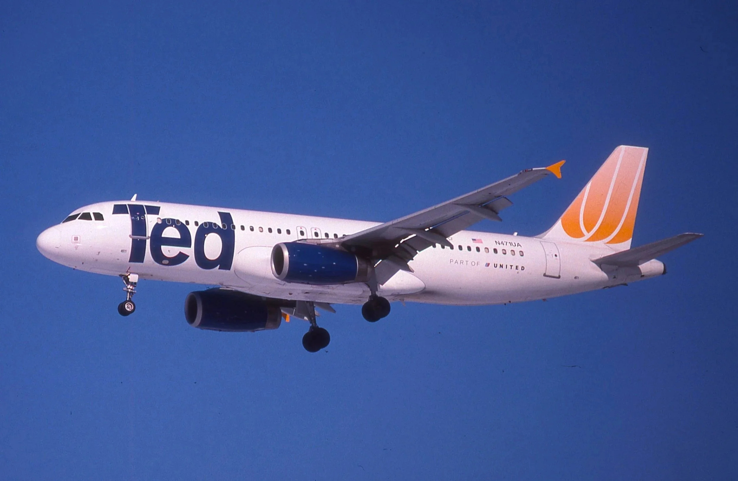 N471UA A320 TED ORD 27L