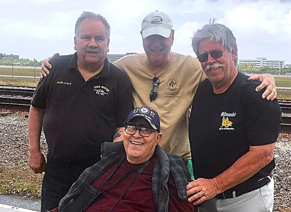 4 LEGEND SHOOTERS IN MIA ORD LEGEND BIG BIRD STEVE PINNOW AND MR.EDDY GUAL