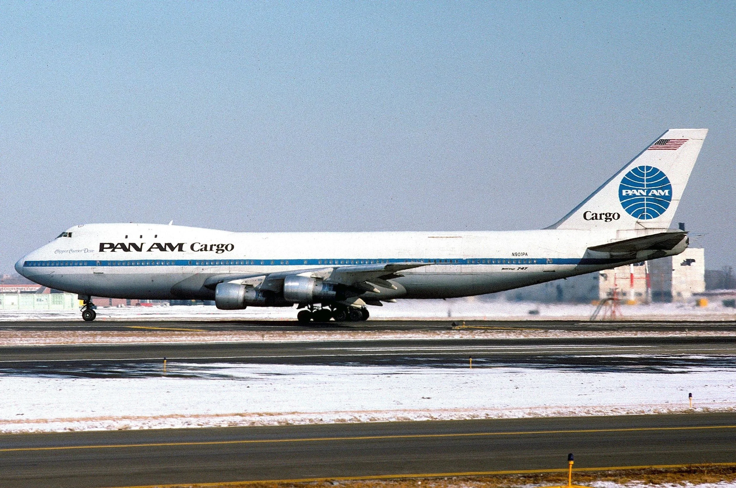 N901PA BB747-200F PAN AM CARGO ORD 32R