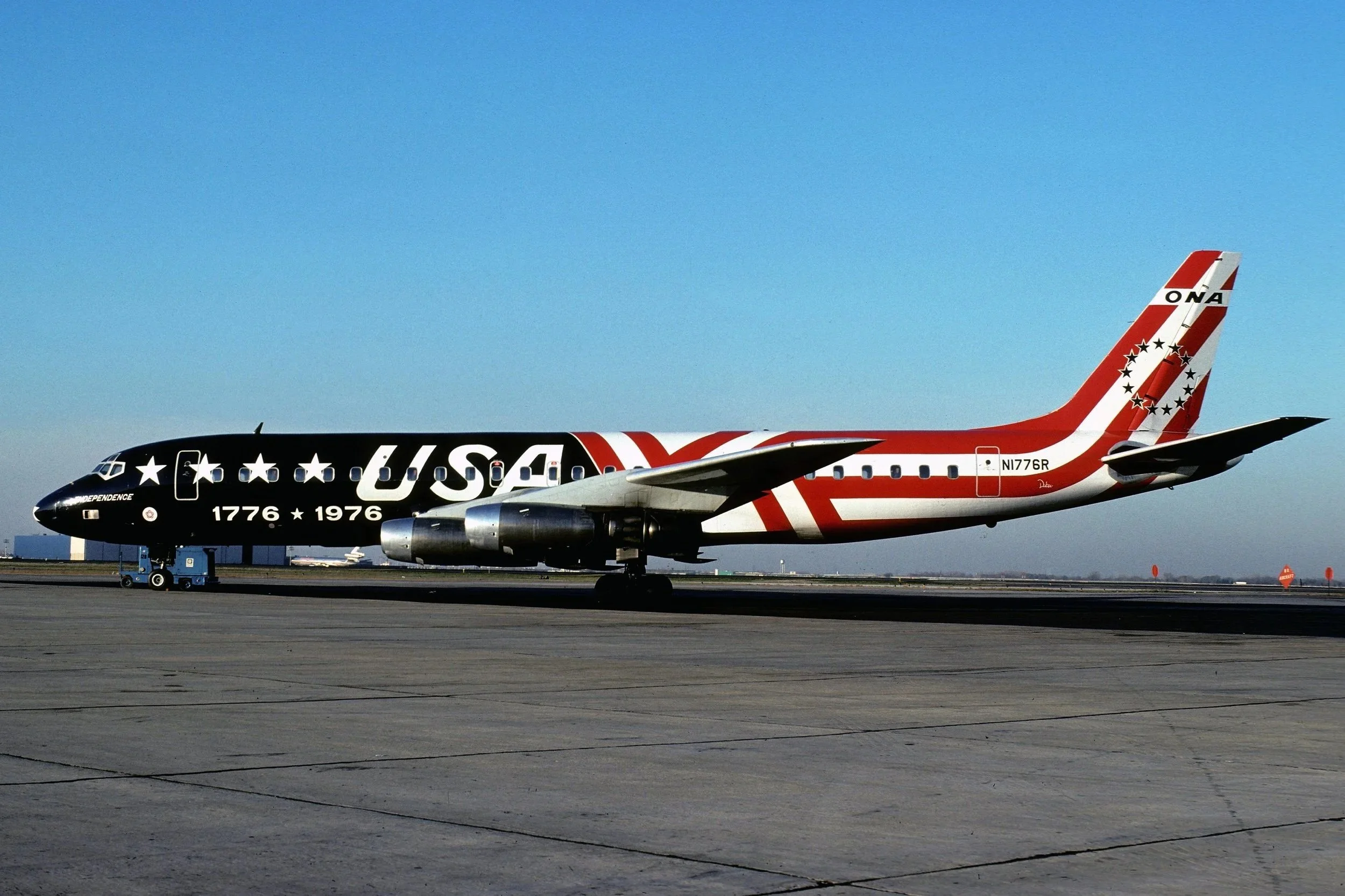N1776R DC-8-30 ONA USA COLORS BUTLER RAMP ORD