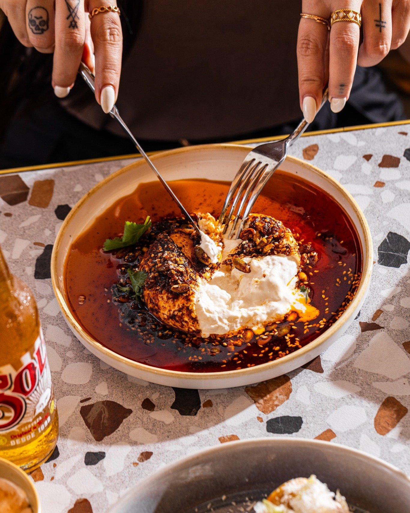 If you love a burrata pop, this one&rsquo;s for you. Let it spill, grab a corn chip, scoop up that goodness and repeat.

Be honest&hellip; are you double dipping?

#bajacantina #sydneyeats #sydneyrestaurants #sydneyfood #burrata