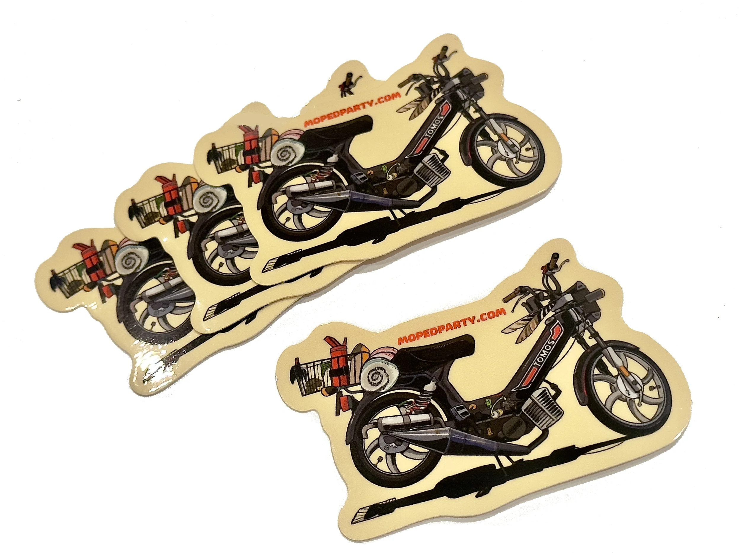 Lil’ Moped 2” Sticker