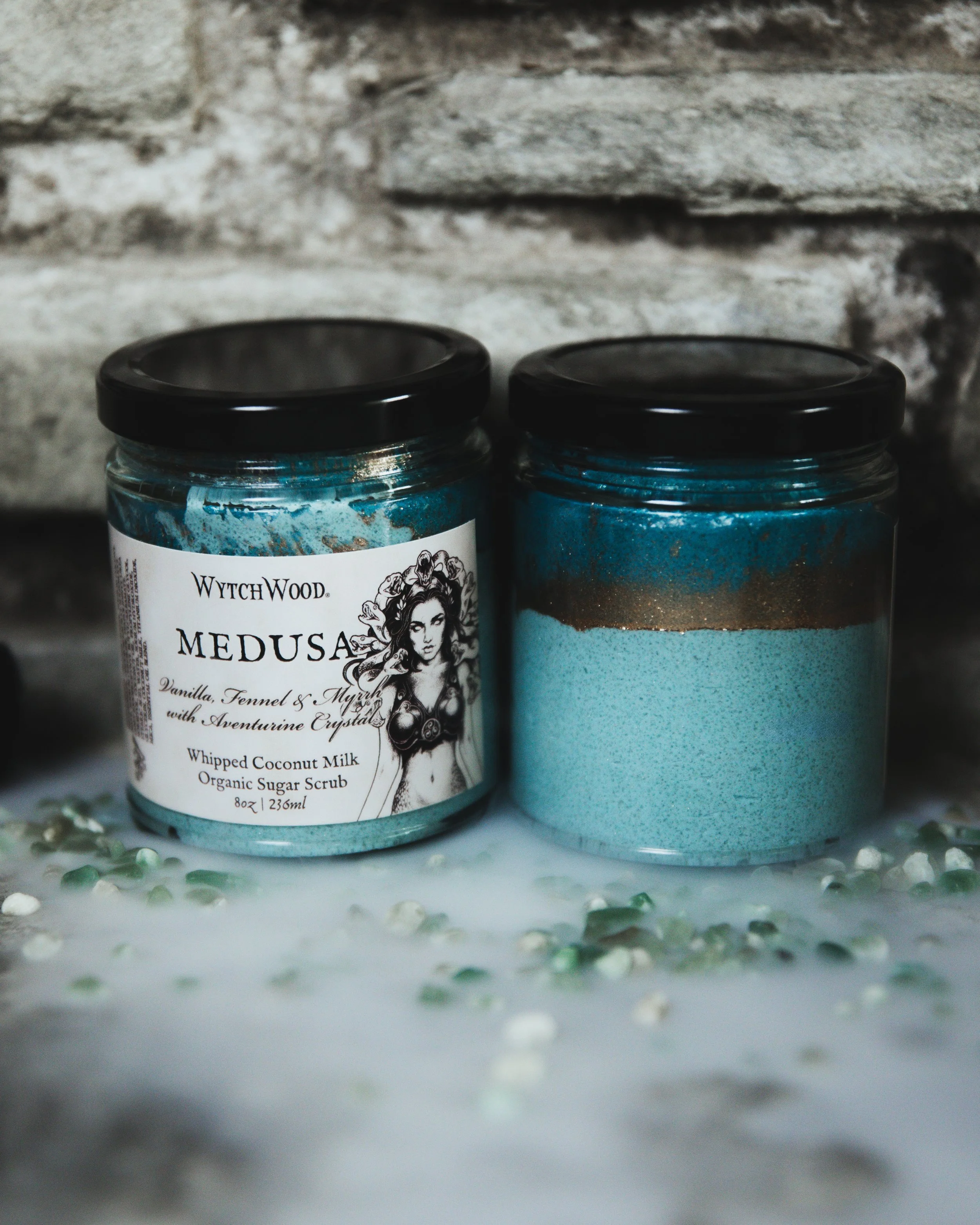 Body Scrub: Medusa Vanilla, Fennel & Myrrh. 8oz