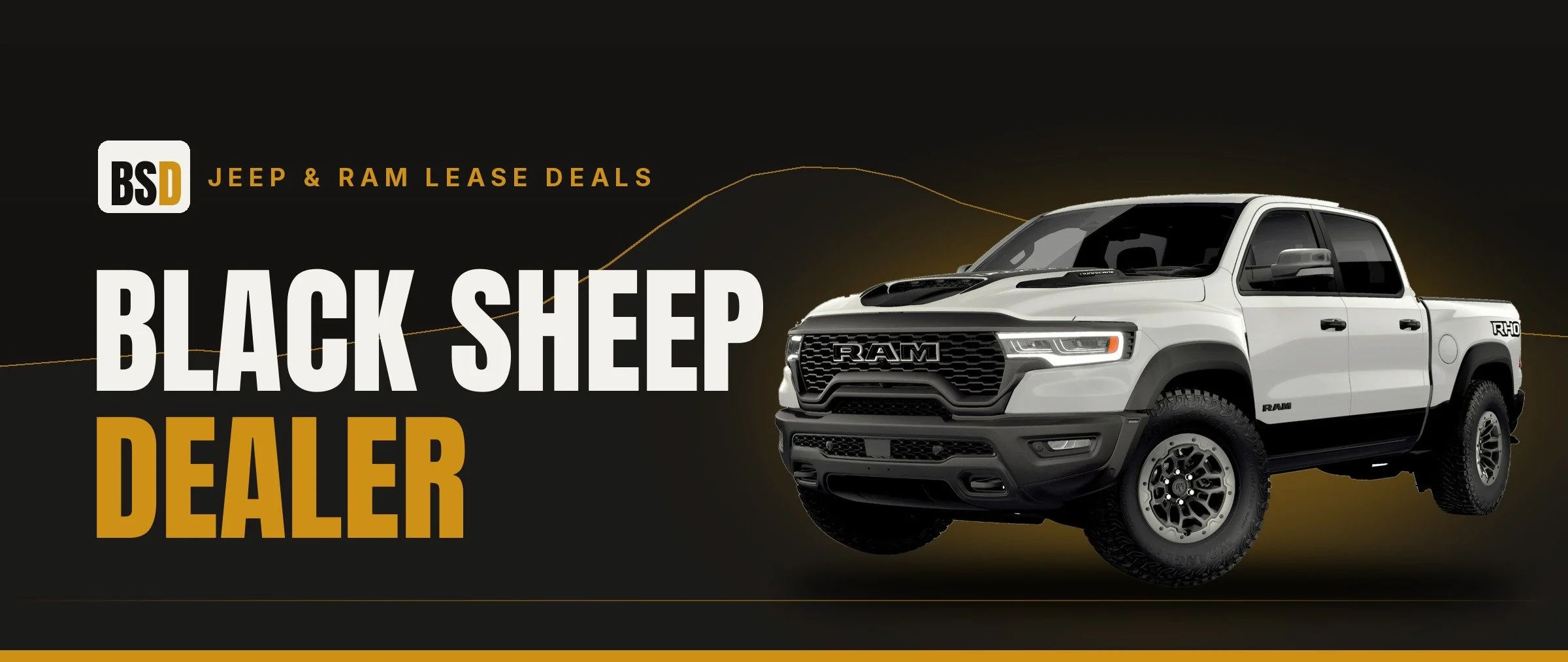 Black Sheep Dealer Ram 1500 lease deals banner