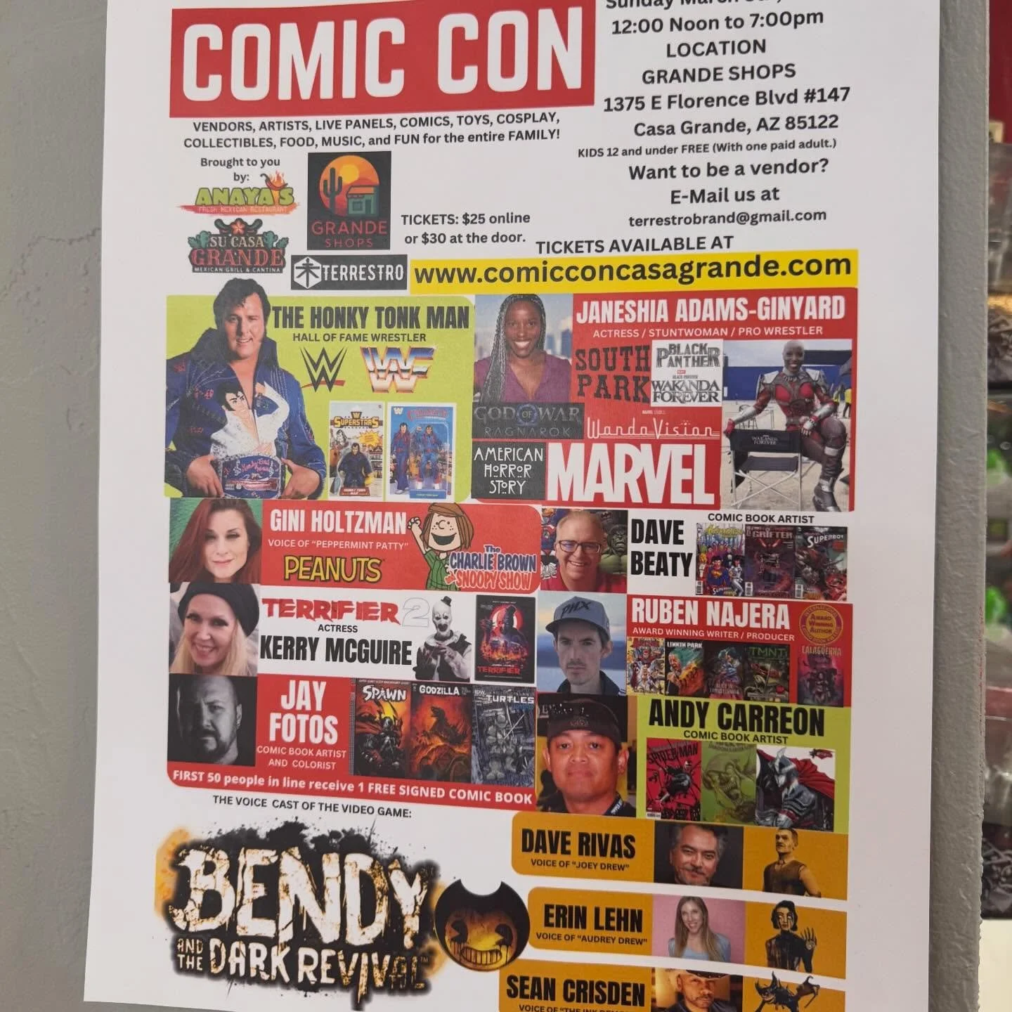 Have some time to go to Casa Grande Comic Con?
DM us about some free tickets
