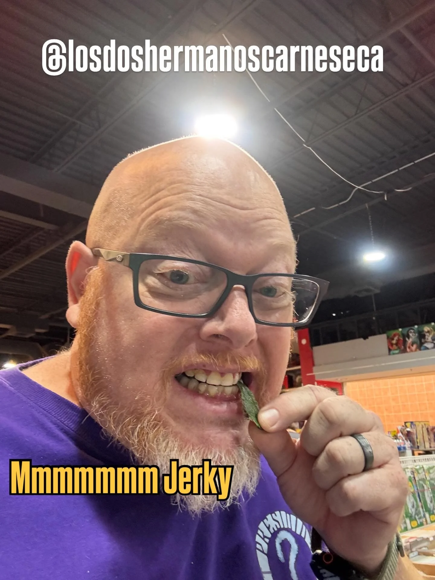 @artofsteimle brought in this amazing jerky from @losdoshermanoscarneseca