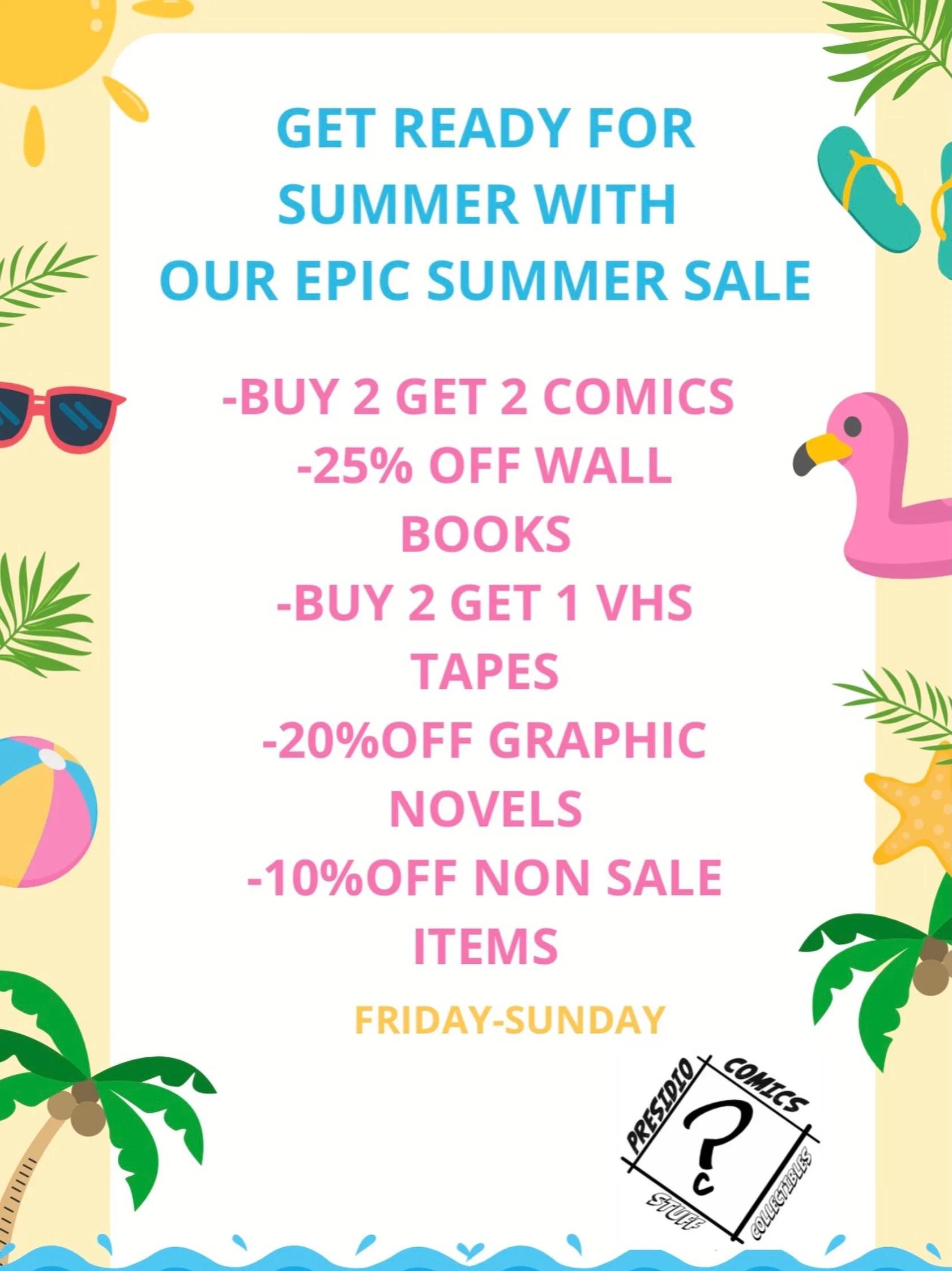 Starting Summer Off Strong With An Amazing Sale! Come Stop By Friday-Sunday!!☀️👙⛱️