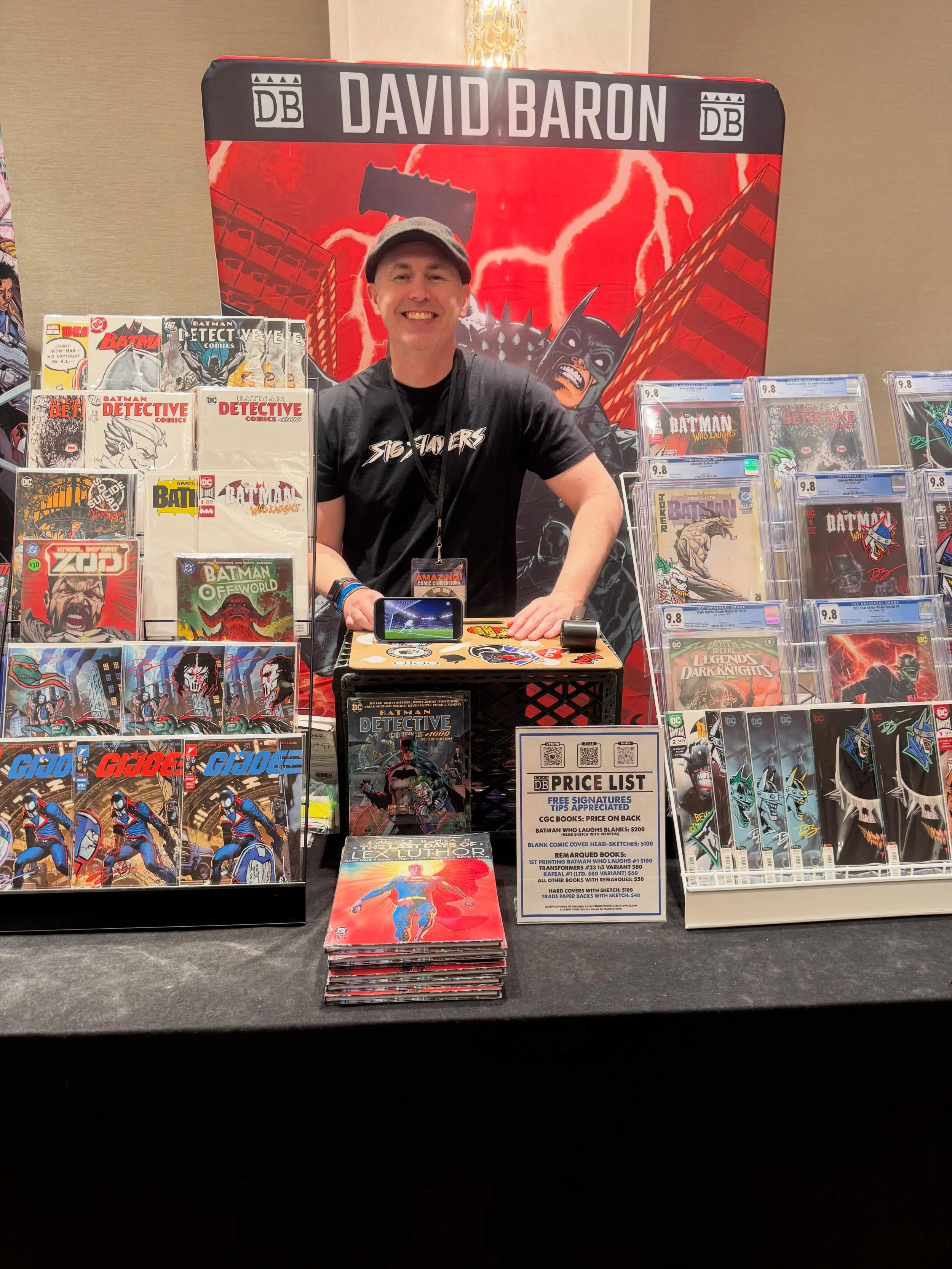 Check out @davidbaron.co great stuff. 

#amazingcomiccon