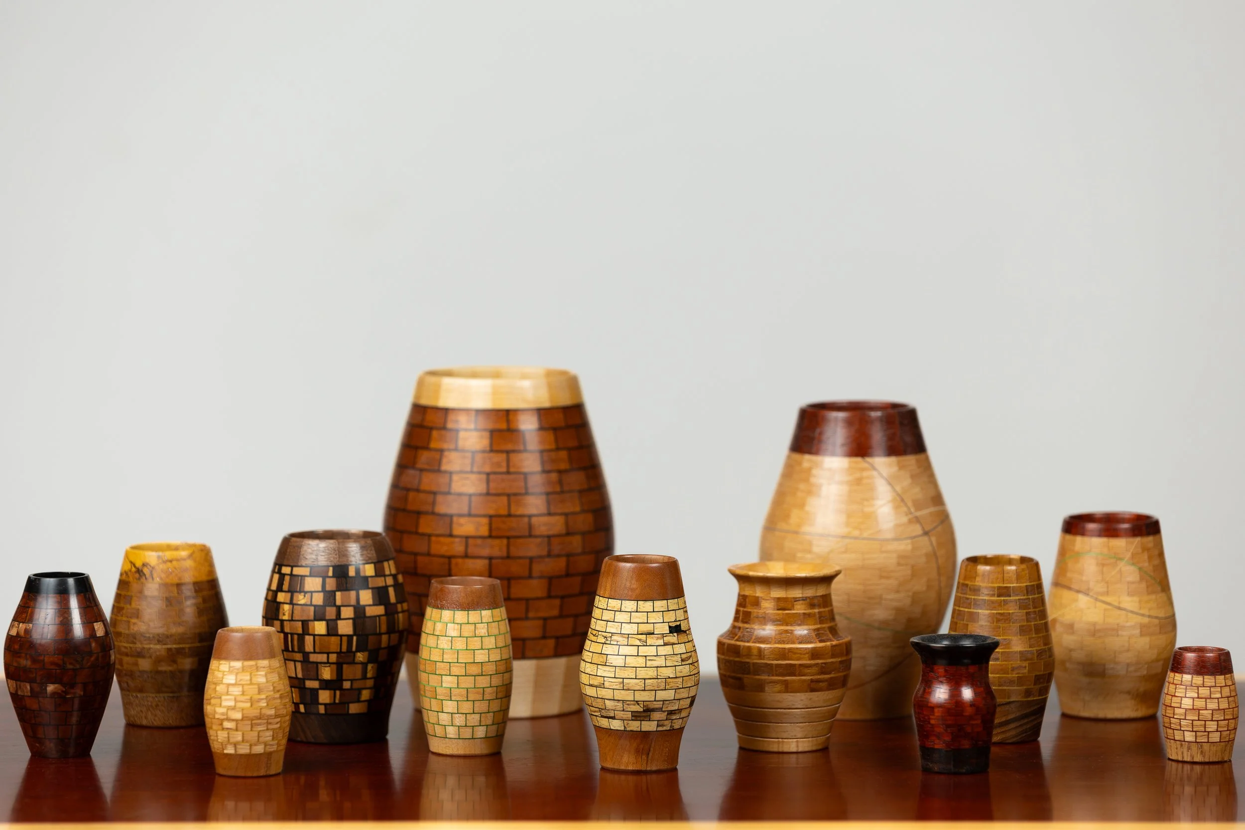 Segmented Vases | Various Wood Species