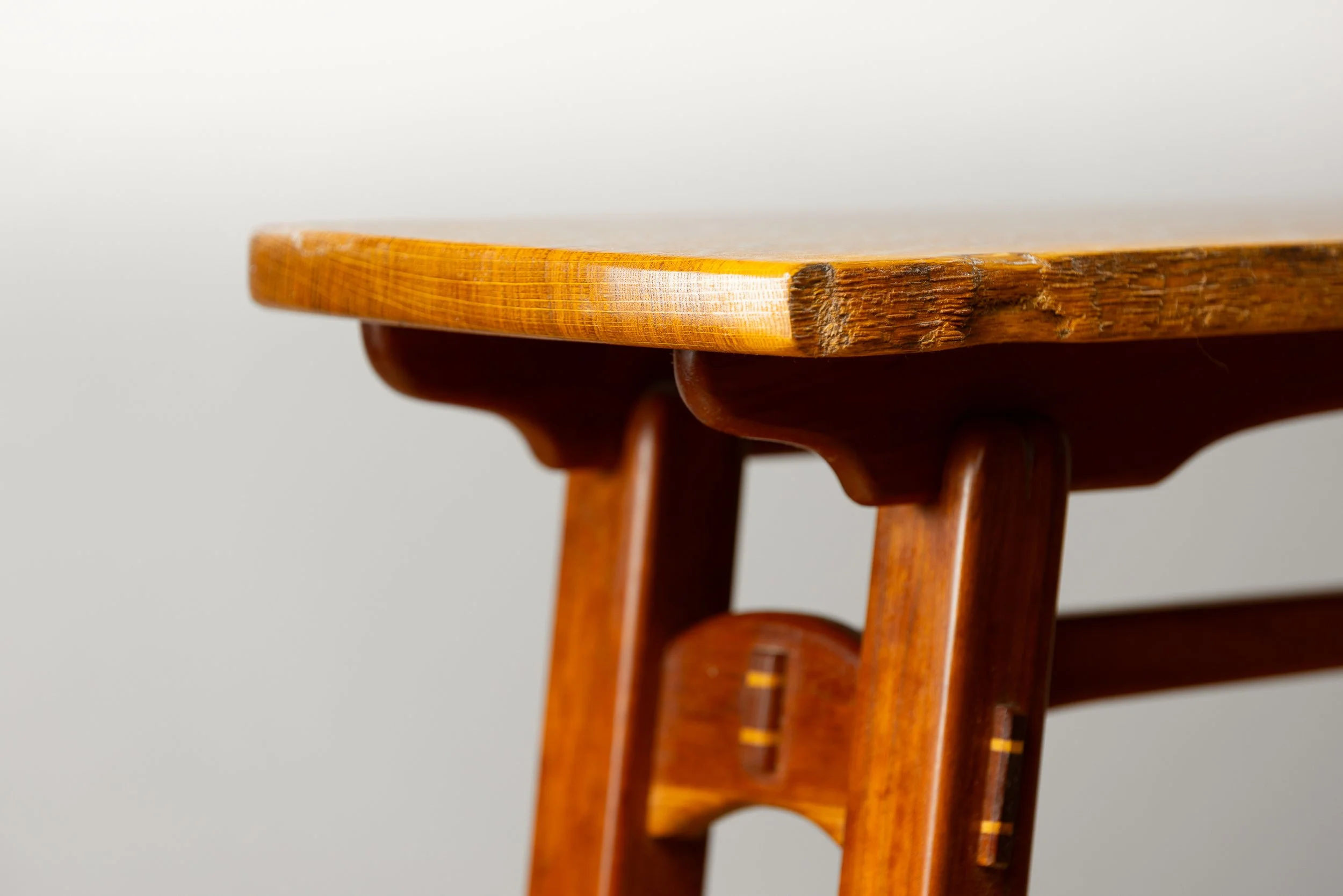 End Table | White Oak, Cherry Stand