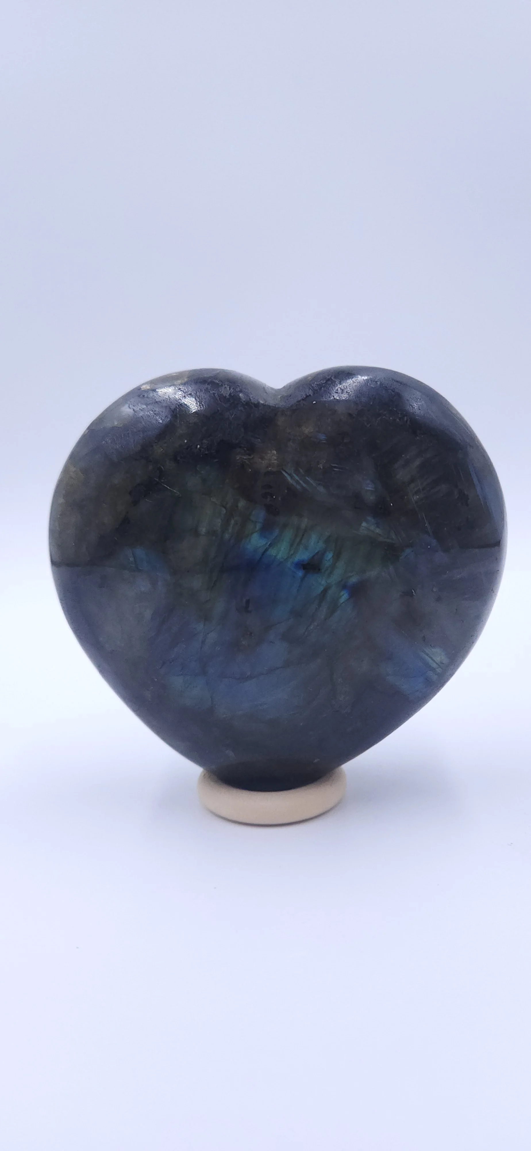 Labradorite Heart