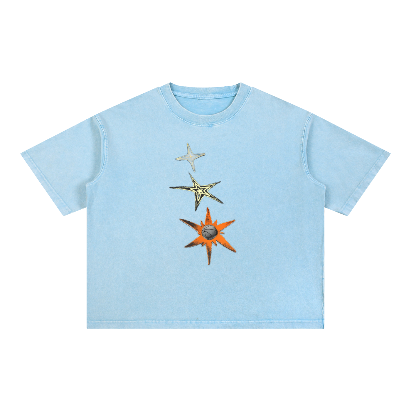 HGC Starfall Hoops Starfall Mineral Wash Tee