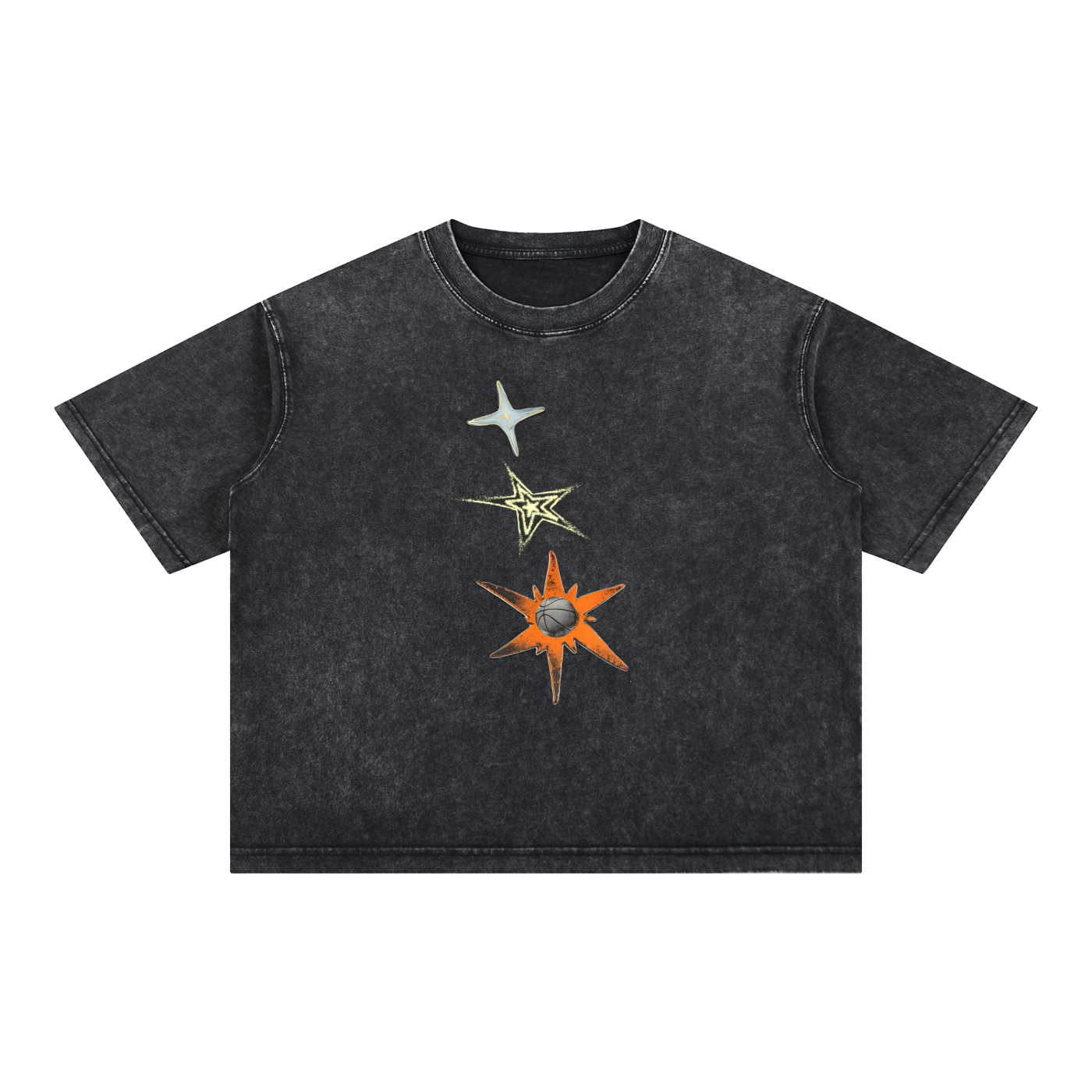 HGC Starfall Hoops Starfall Mineral Wash Tee