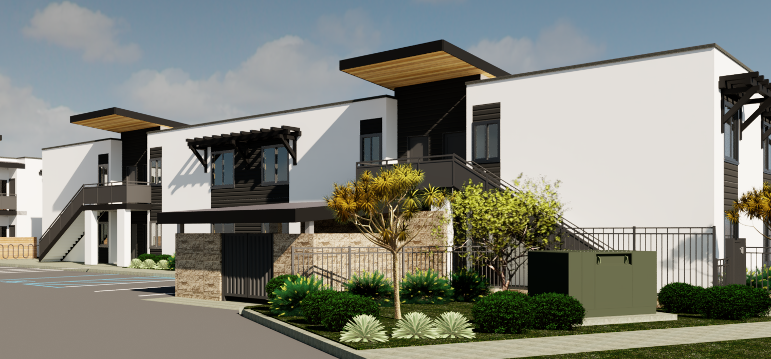 Entrance Render of Calle Primera