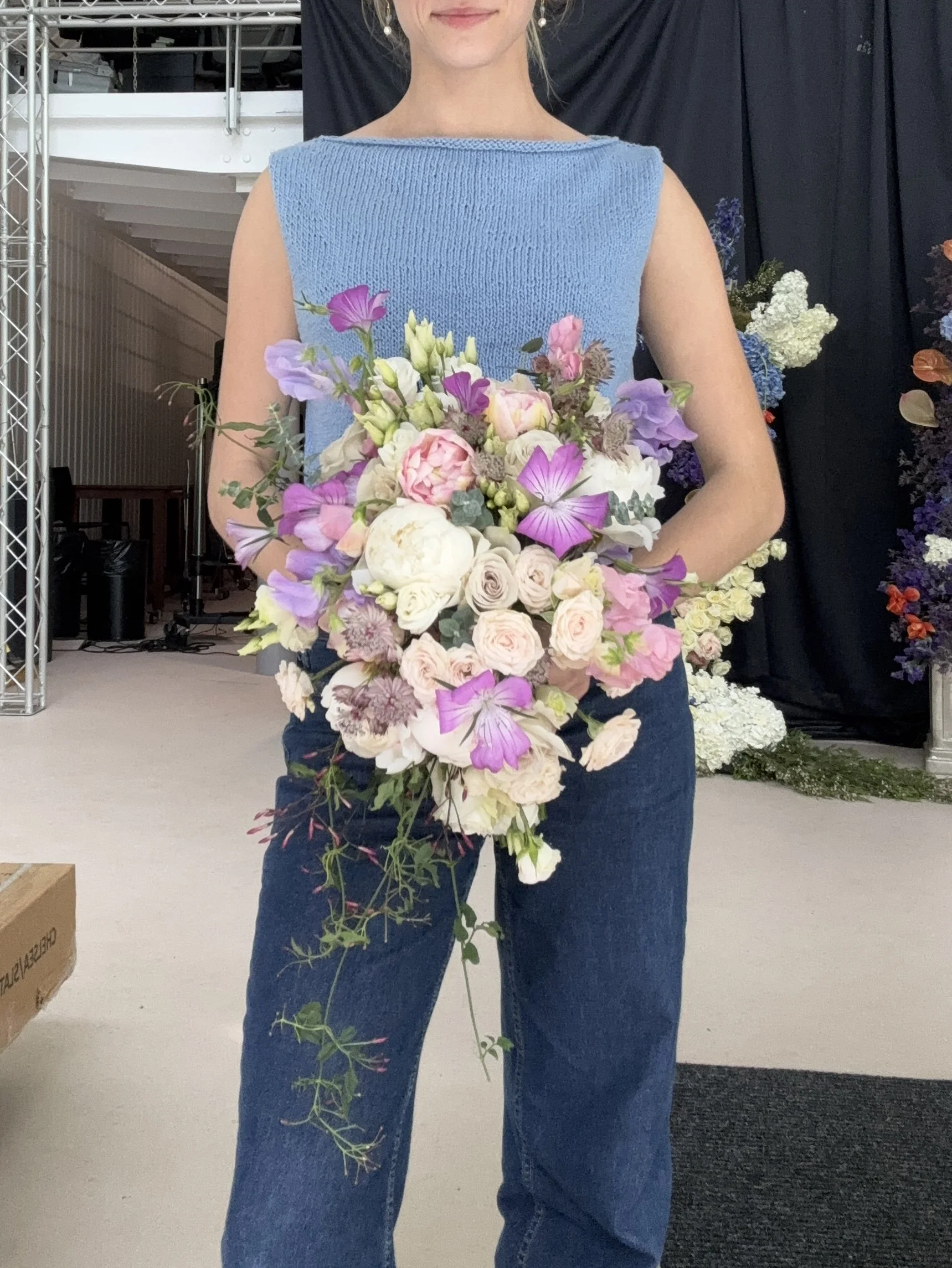 Cascading Bouquet, Hand Wired