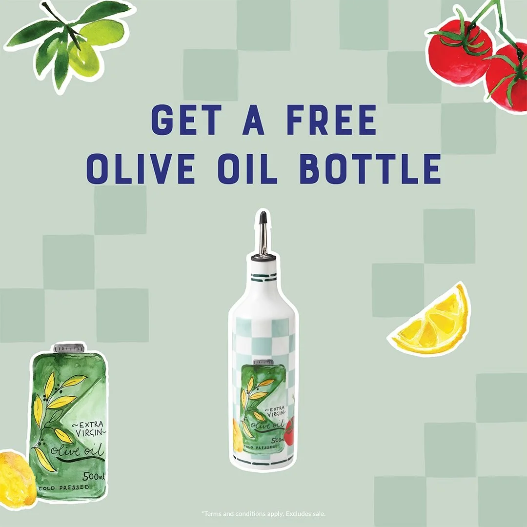 To celebrate the launch of our new Valentina Collection, we&rsquo;re treating you to something special&hellip;

Receive a FREE Olive Oil Bottle from the new collection (valued at $49.95) when you spend $100 or more at portohomewares.com.au.

USE CODE