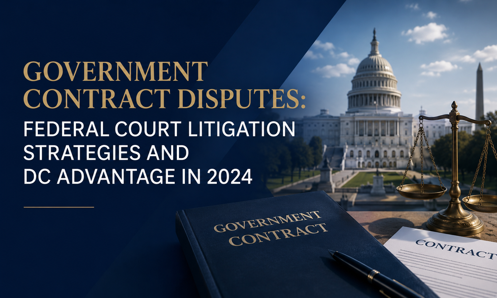 Government Contract Disputes: Federal Court Litigation Strategies and DC Advantage in 2024