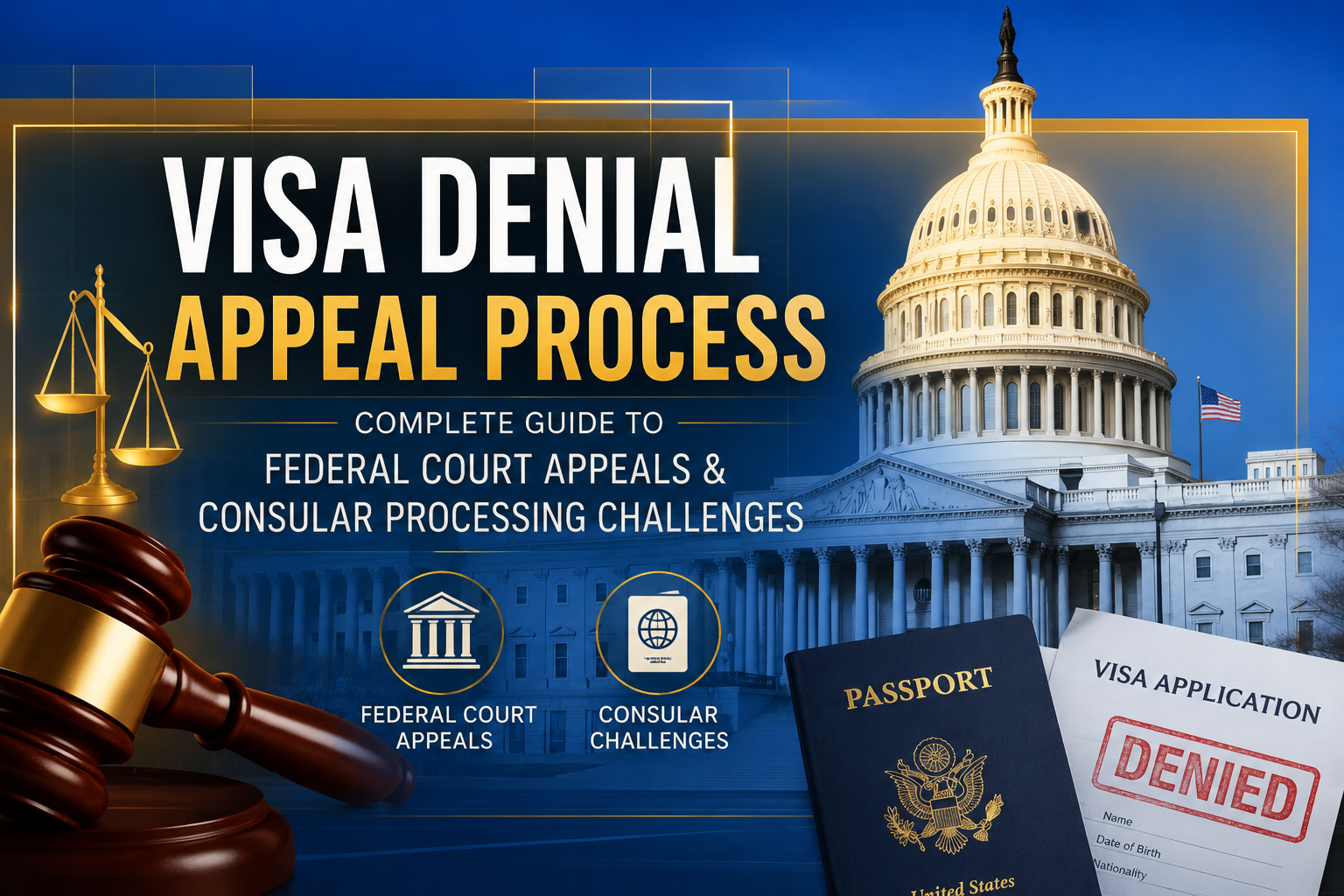 Visa Denial Appeal Process: Complete Guide to Federal Court Appeals and Consular Processing Challenges