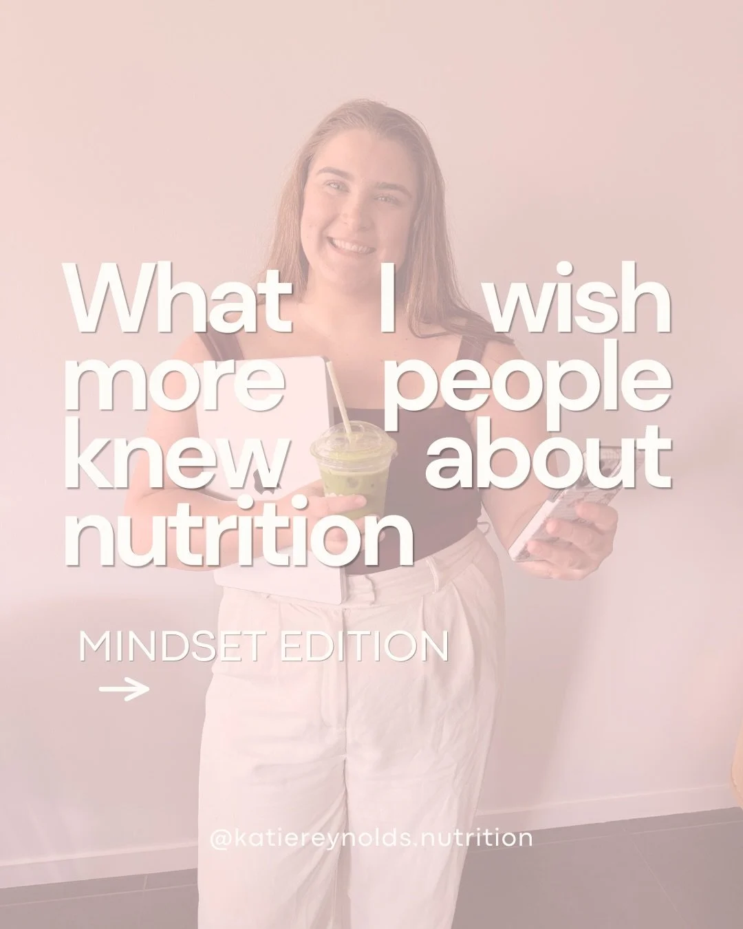 Some of the things I wish more people knew about when comes to nutrition and your health. 
 
&bull; Looking after your health doesn&rsquo;t mean restriction, cut out food groups but finding a balance and what will work in your life and also benefit y