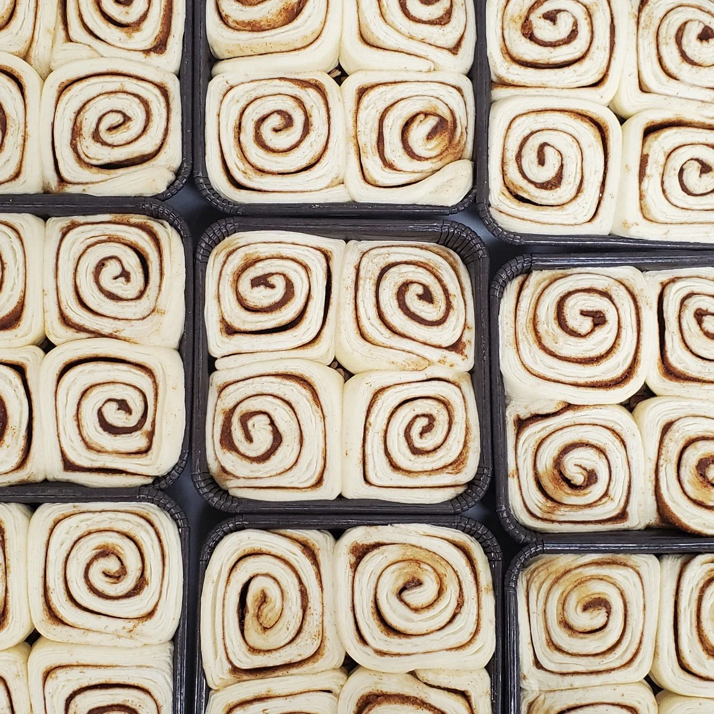 Sticky Cinnamon Pecan Spirals - ready to bake. 
www.bit.ly/Solignac--Locations