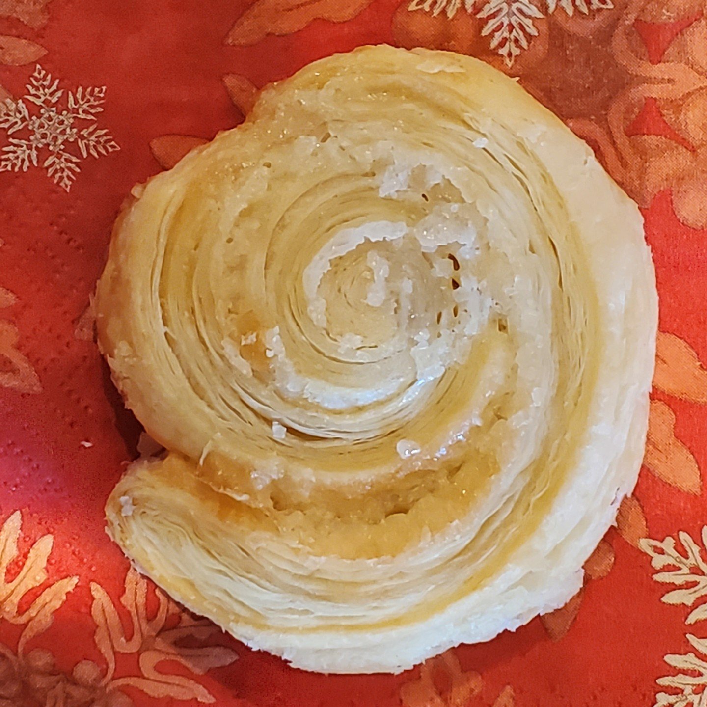 Puff Pastry Spiral Cookie with Crystalized Sugar. What do you think?
