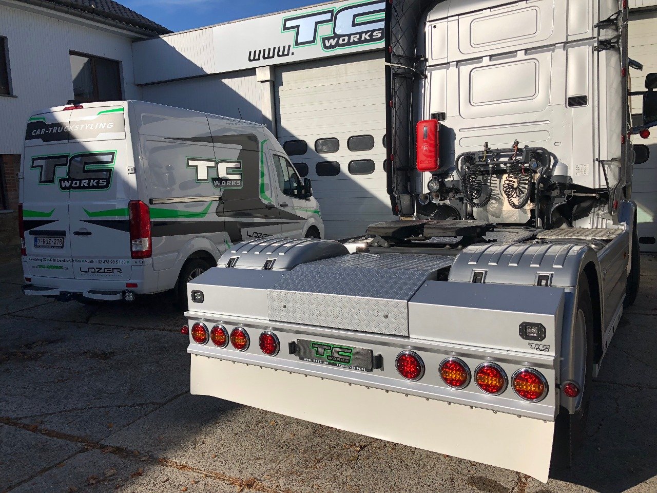 Custom Truck Styling – Individual truck customisation by TC-Works, Sankt Vith