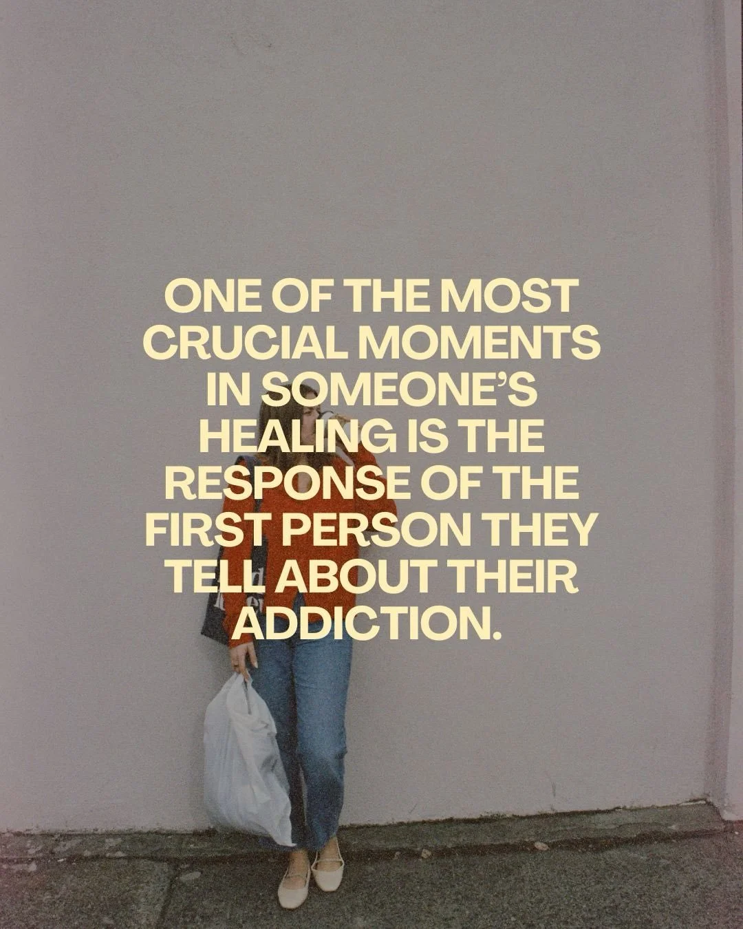 Your response to someone sharing their addiction with you matters. You don&rsquo;t have to have all the answers, your compassionate presence is the thing that will make all the difference. 🤍