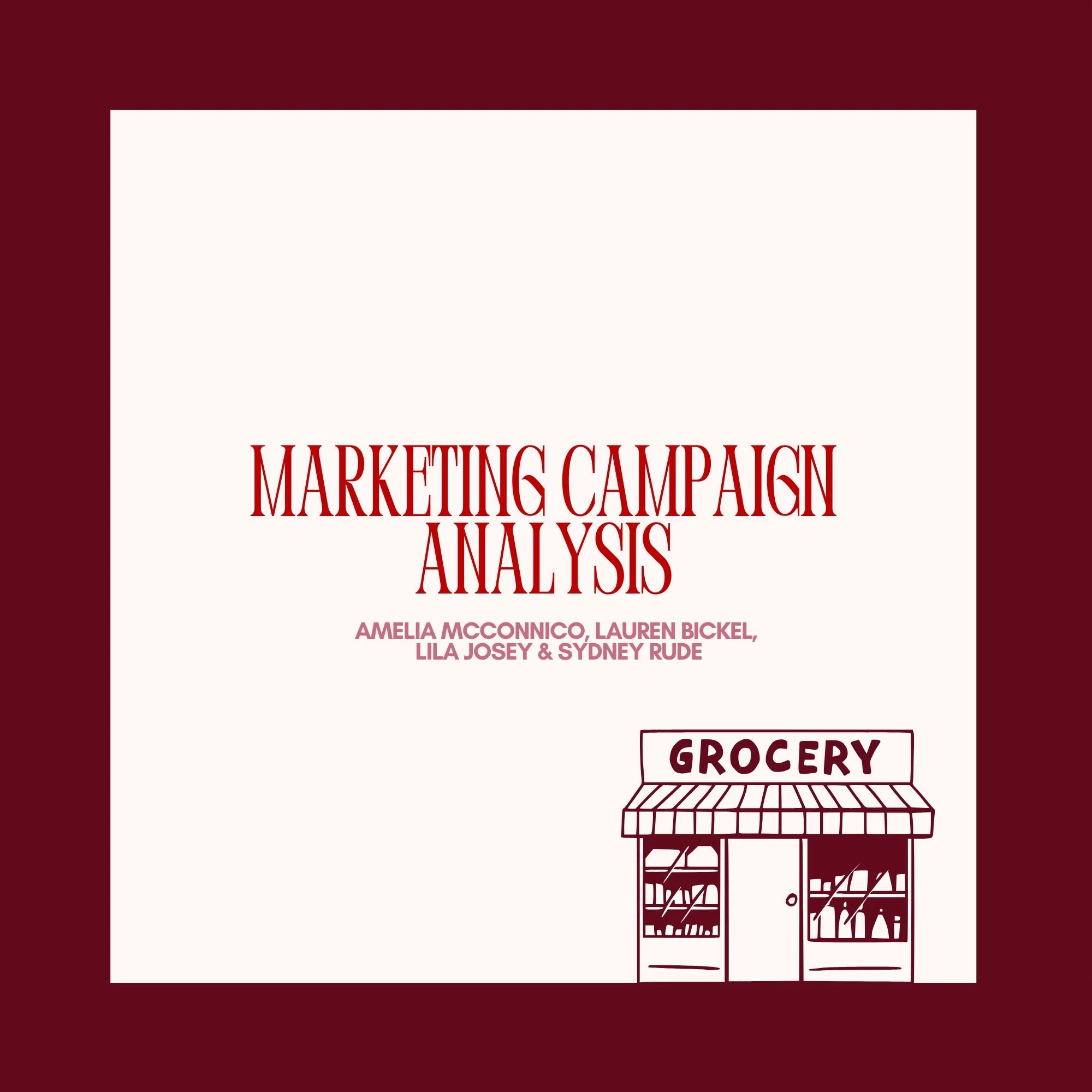 Marketing Analysis