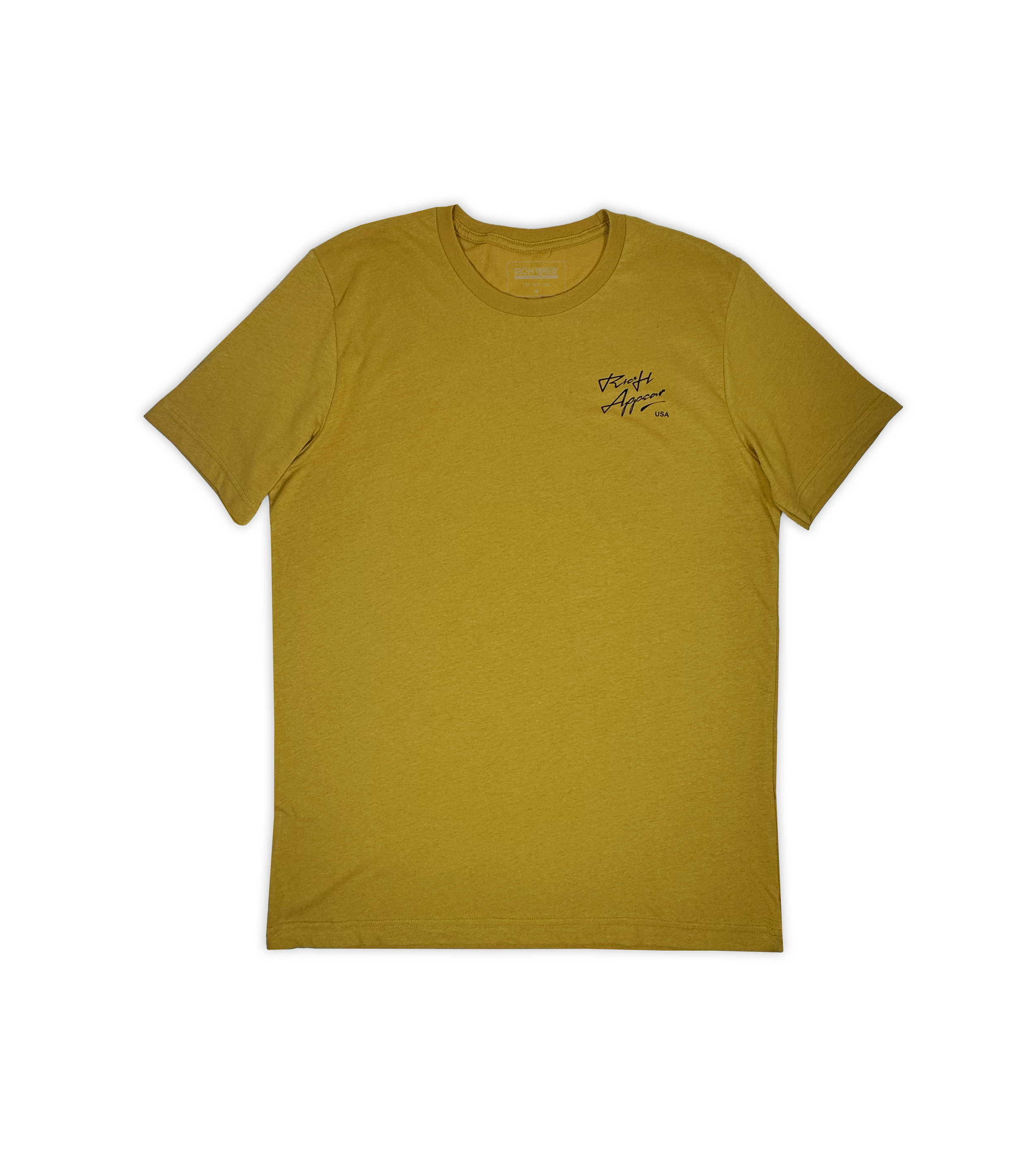 RIC.H APPEAR® SIGNATURE T-SHIRT - MUSTARD (LARGE)