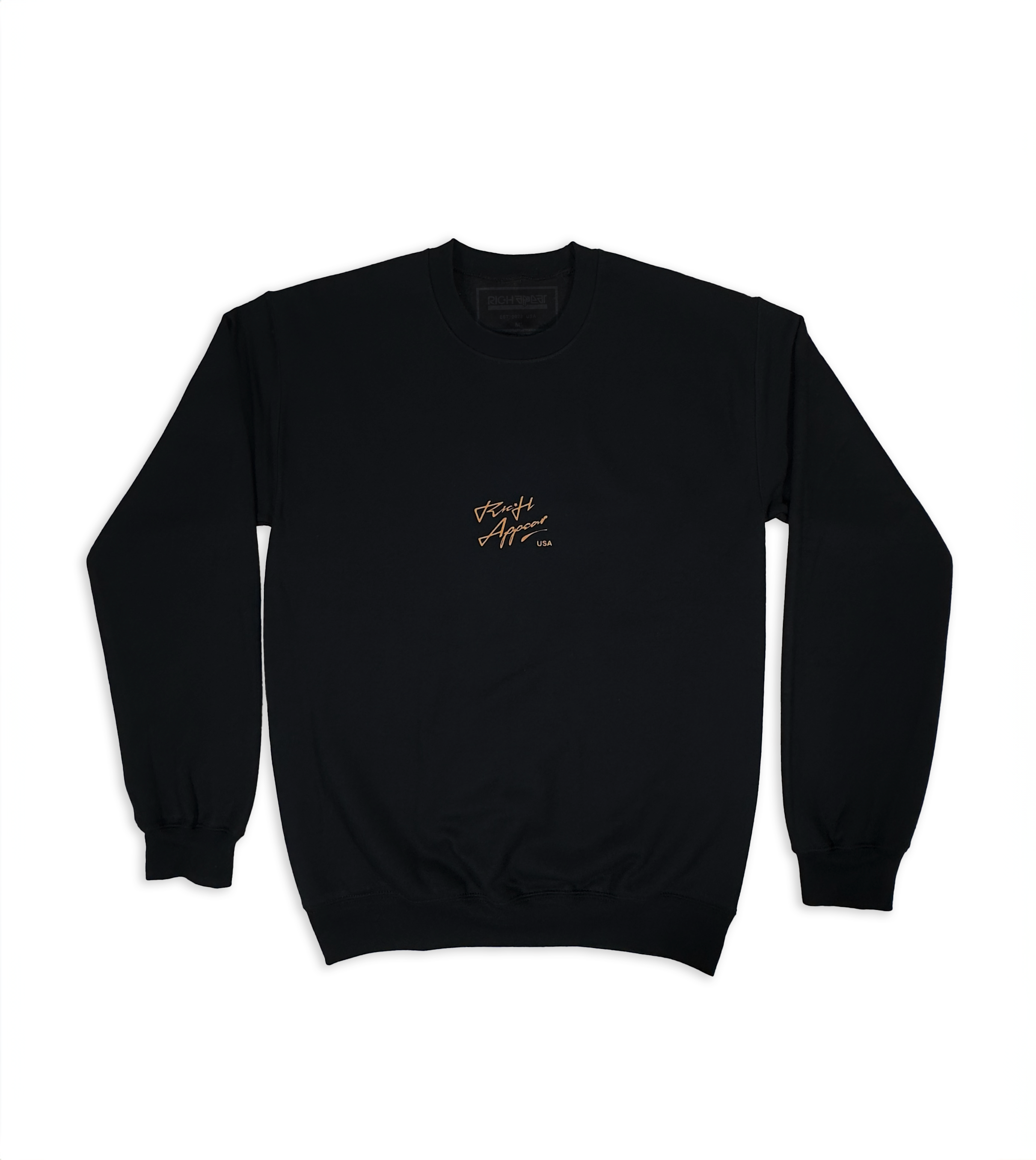 RIC.H APPEAR® ACTIVE SWEATSHIRT BLACK - SIGN LOGO
