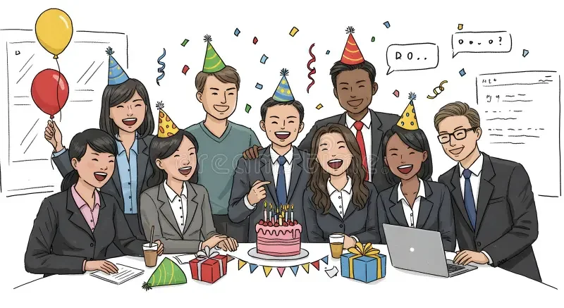 Le jour où un film d’anniversaire a reconnecté toute une équipe