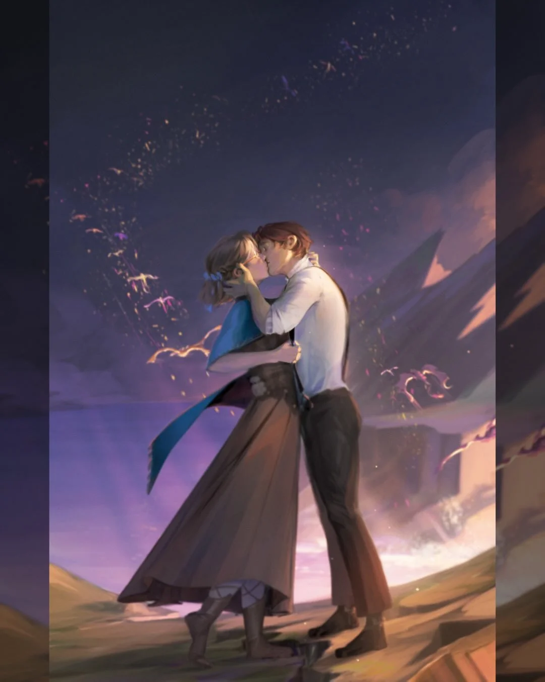 So excited to share another piece of the preorder campaign (full details coming in the next week or so)!
This wonderful art by @lumie.draws is a scene from WHEN DEALING WITH DRAGONS! My favorite scene in fact. 👀
@lumie.draws did such an amazing job 