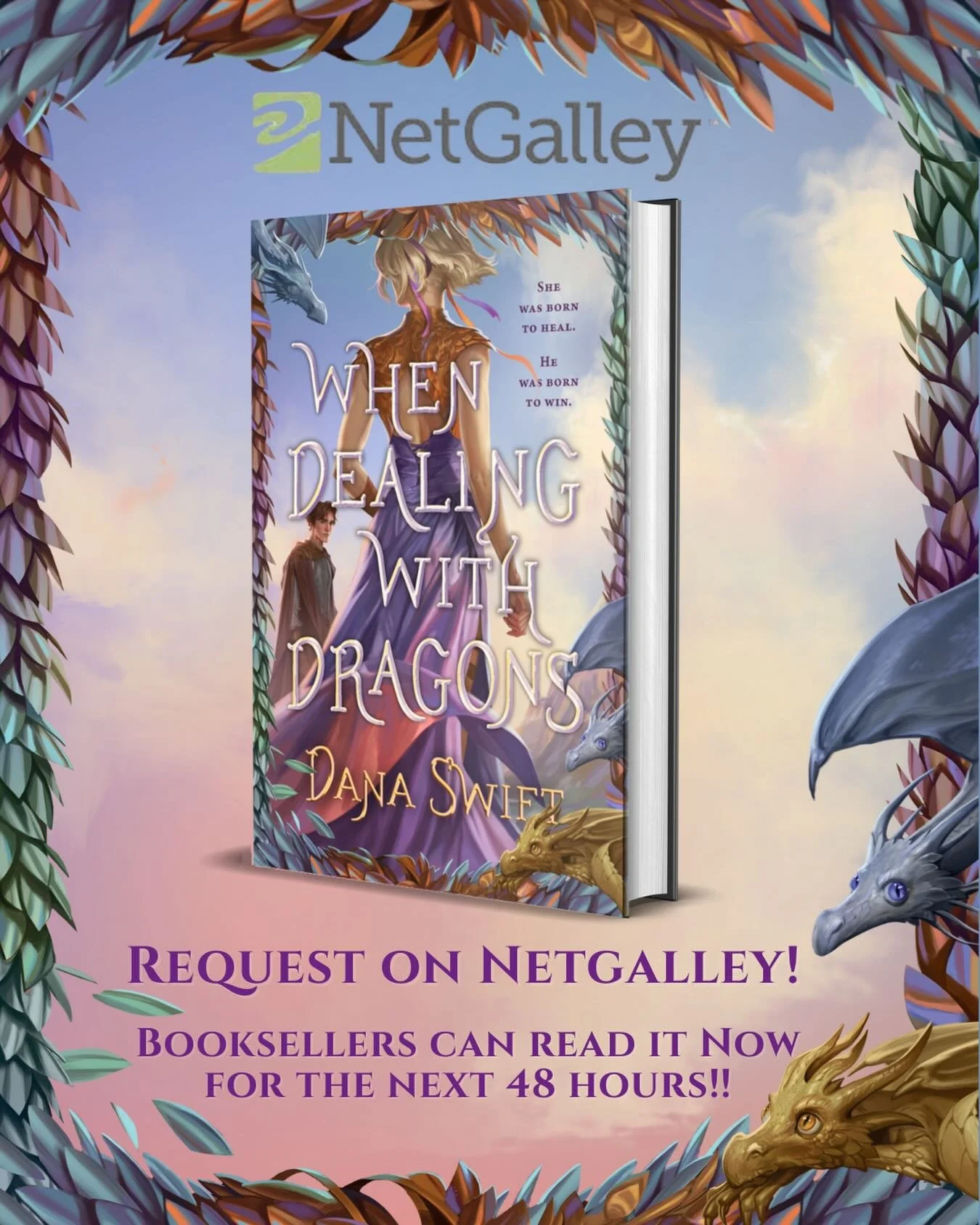 BIG NEWS!!! 
When Dealing with Dragons is officially on @netgalley!!! 
If you are a bookseller you can download it right away and start reading! If you are reviewer you can officially request it!!! 

#netgalley #yafantasybooks #yafantasyreads #June30