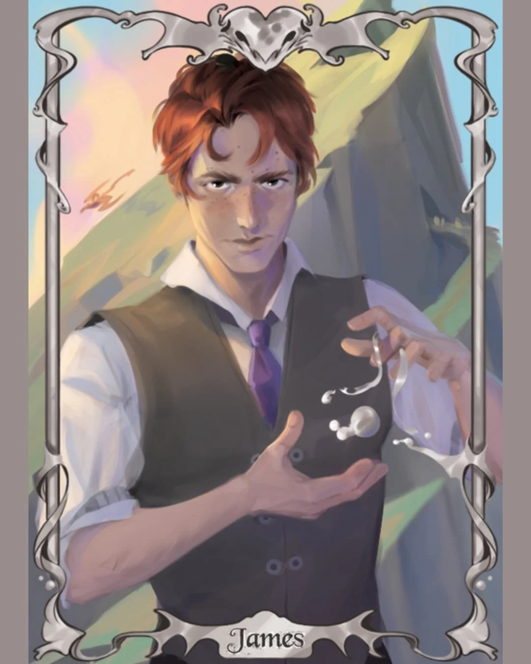 Excited to share the character card of James Murphy, illustrated by the amazing and talented @lumie.draws!!! 
This card (along with Farren&rsquo;s) will be part of the preorder campaign for the book if you order from @booksandbooks! 

Here&rsquo;s on