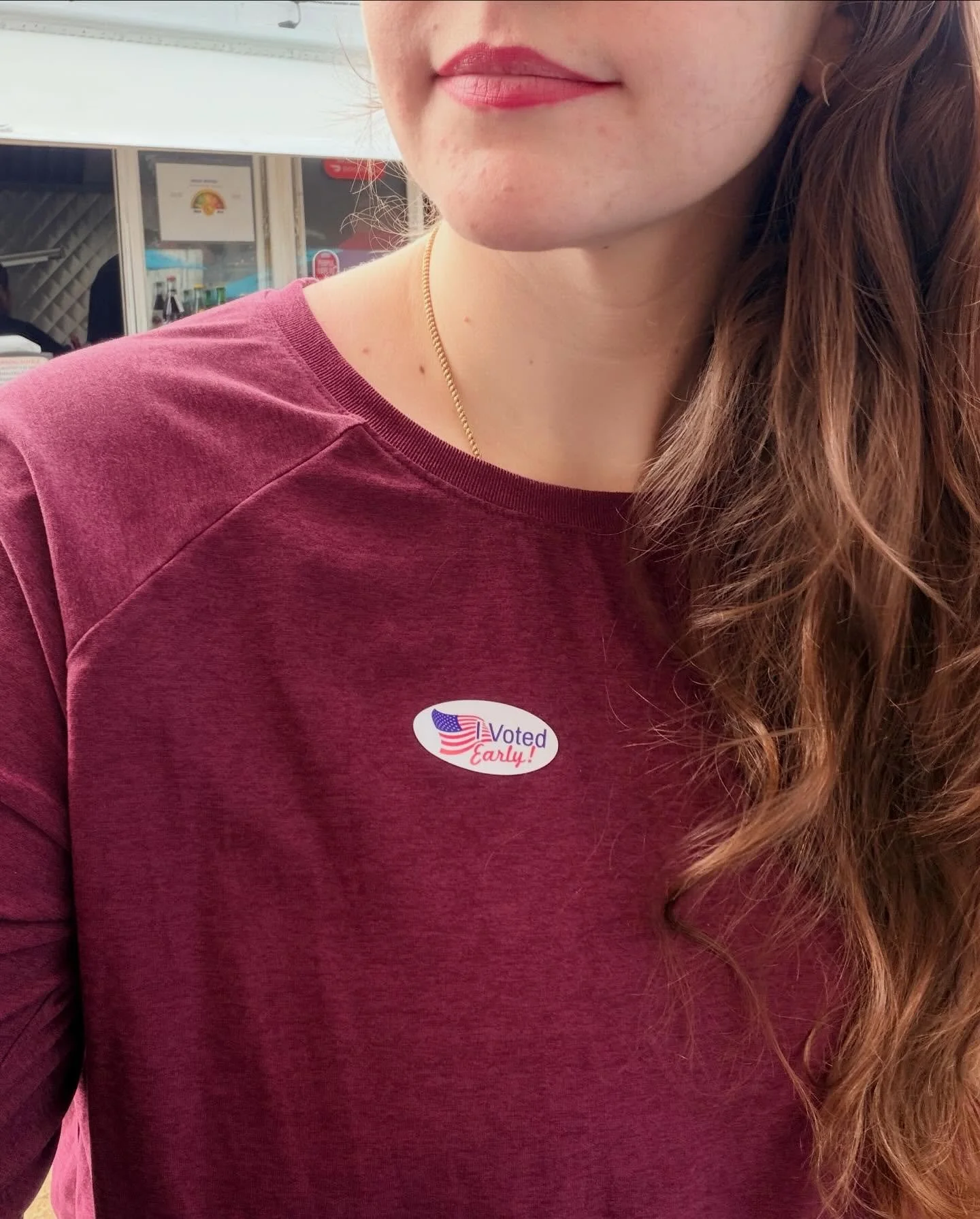 #votedearly🇺🇸 and then got breakfast tacos! Pretty perfect morning!