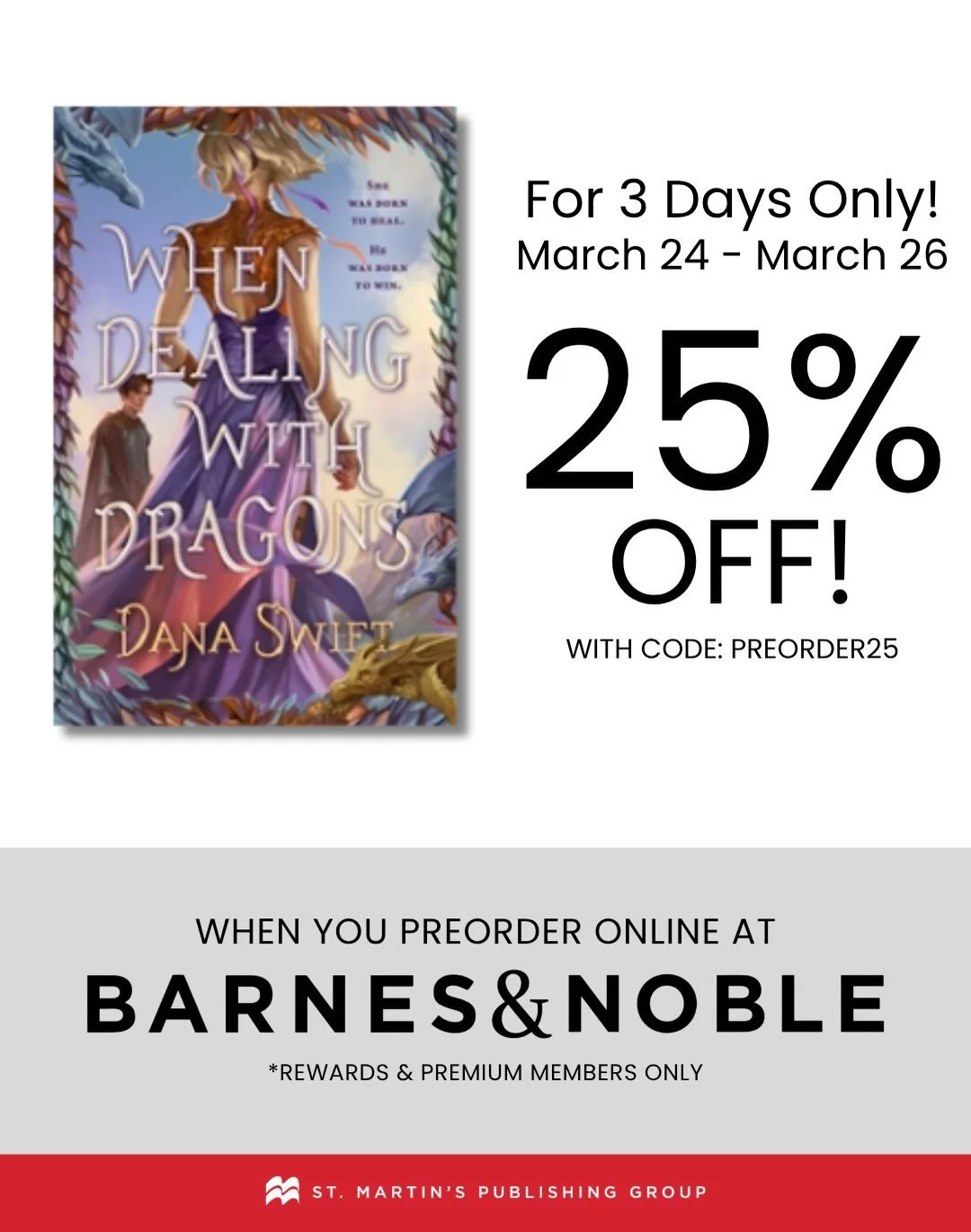 Barnes &amp; Noble sale happening right now! 25% off any preorder! 

Reminder if you preorder I&rsquo;ll be sending artwork/swag. All you have to do is fill out my google form (link in bio) to claim it!