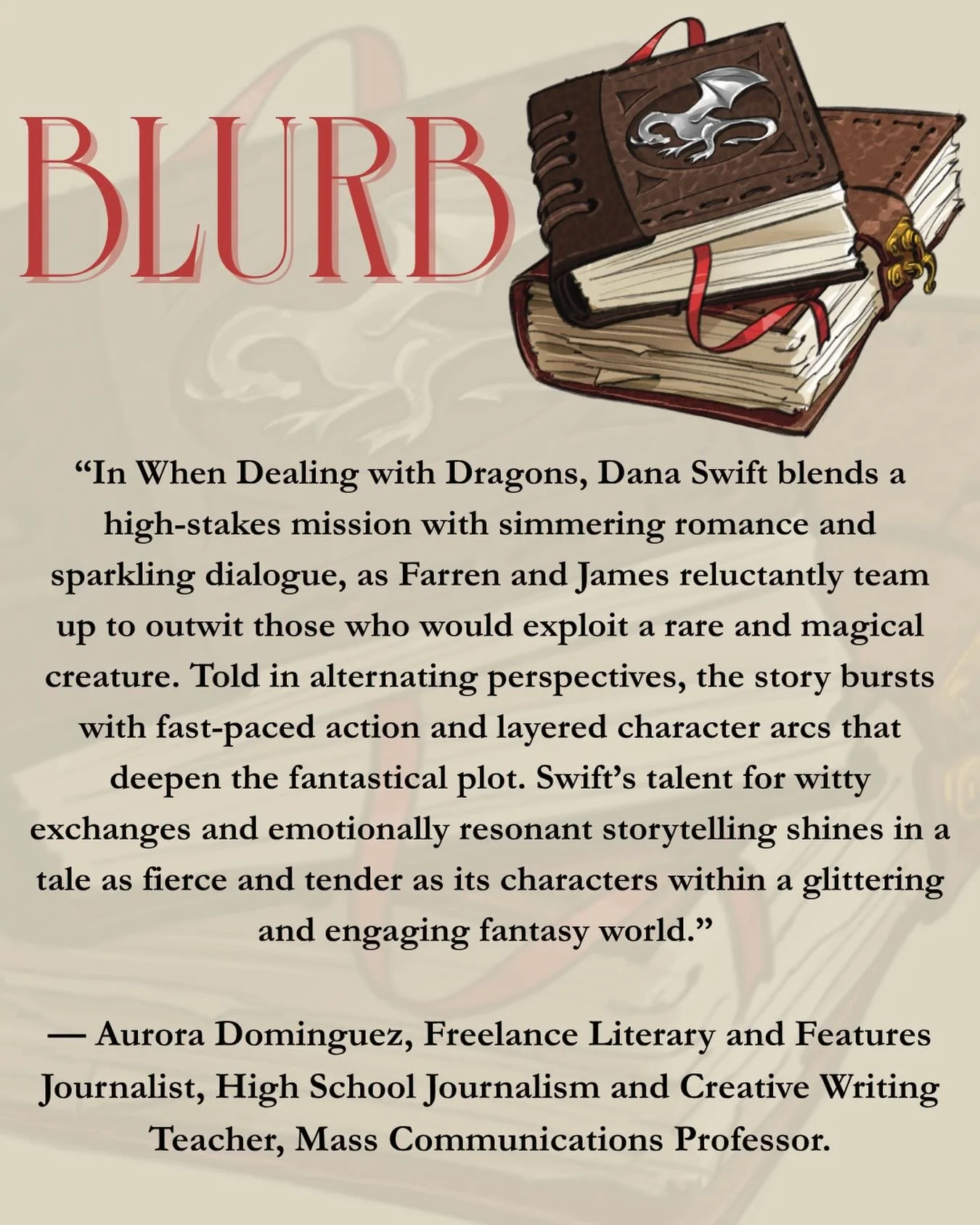 Thrilled to showcase the entire blurb @auroralydia wrote for WHEN DEALING WITH DRAGONS!!!! 

It was such an honor to have her be one of the first to read the bound manuscript of this book! And even more of an honor to have such kind words said about 