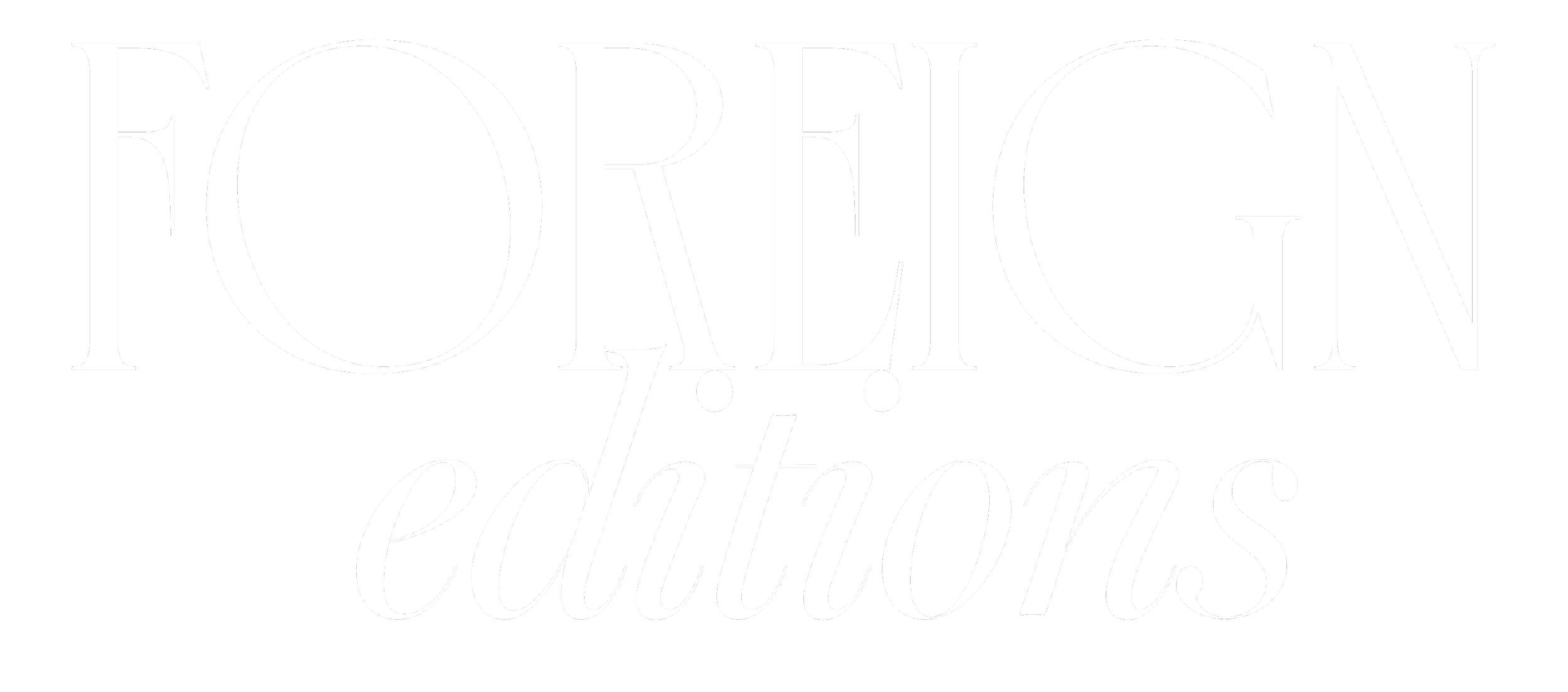 Logo for Forgeon Editions featuring the word 'FORGE' in large white letters and 'editions' in smaller white cursive text on a black background.