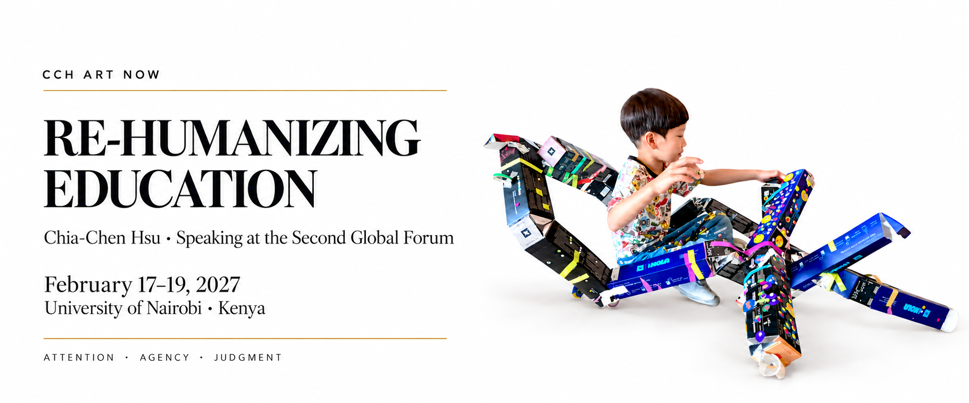 Speaking at the Second Global Forum for Re-Humanizing Education