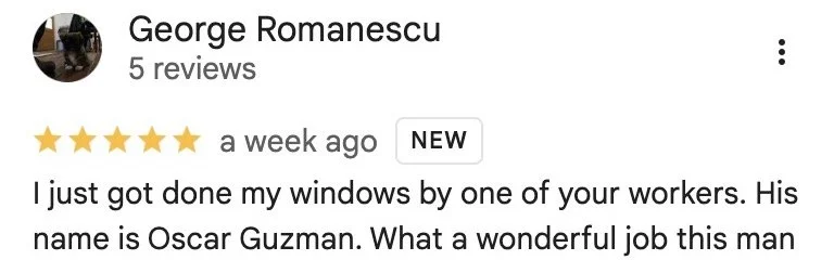 Google review by George Romanescu, rated five stars. Exact excerpt is provided below.