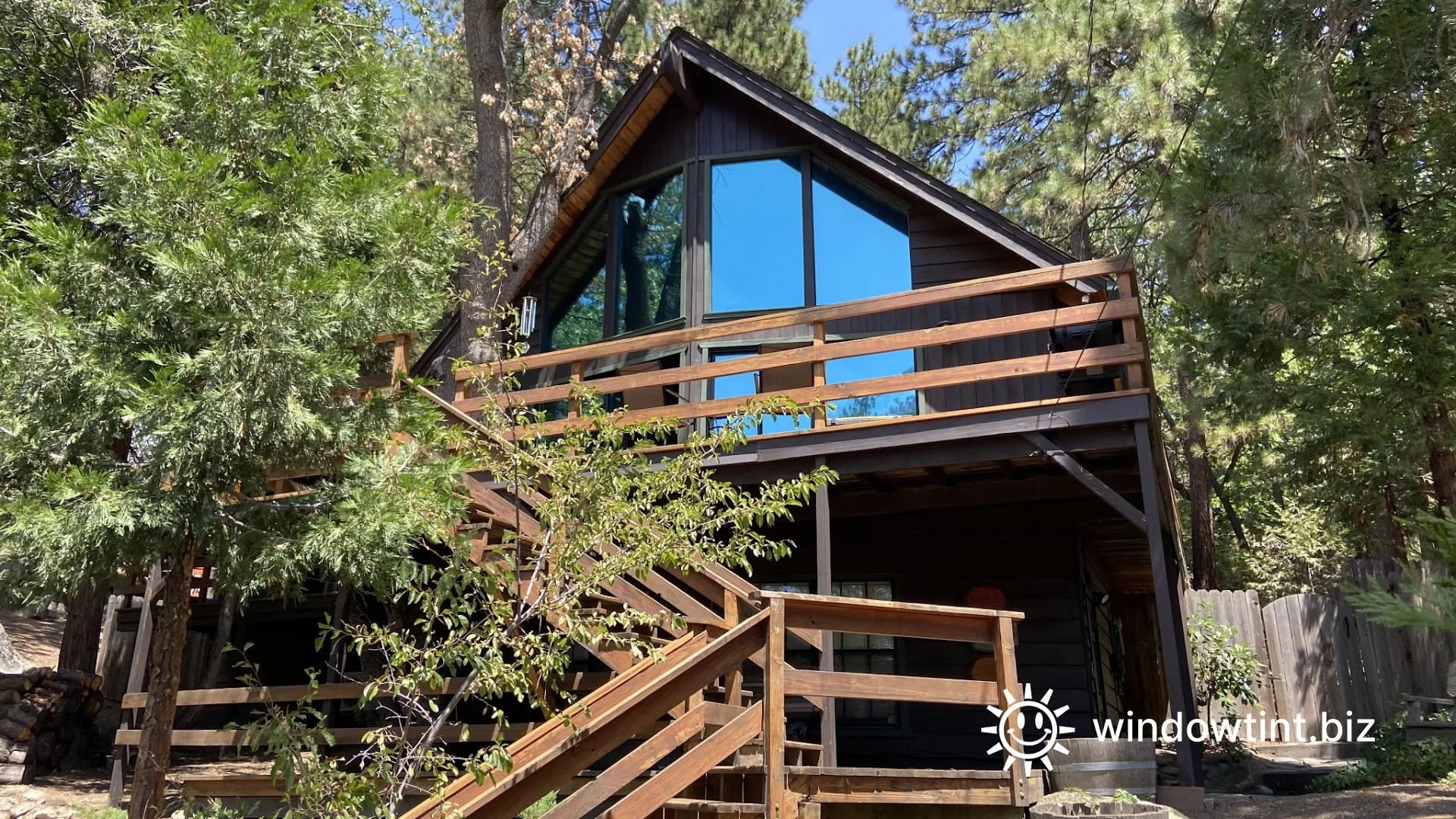 Home Window Tinting for a Mountain Cabin in Running Springs, CA