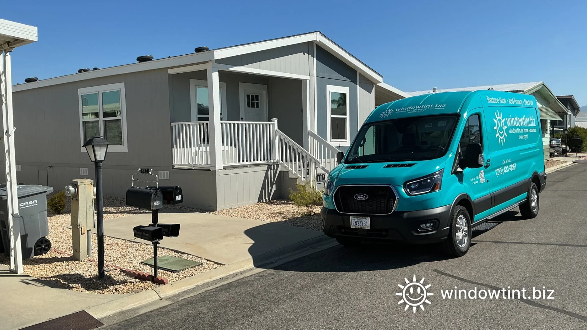 Window Tint for Heat and Privacy in Hemet CA Home | Residential Window Film Installation