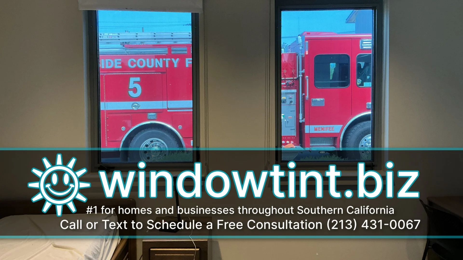 Protecting Menifee's Fire Station: A Commercial Window Tinting Project