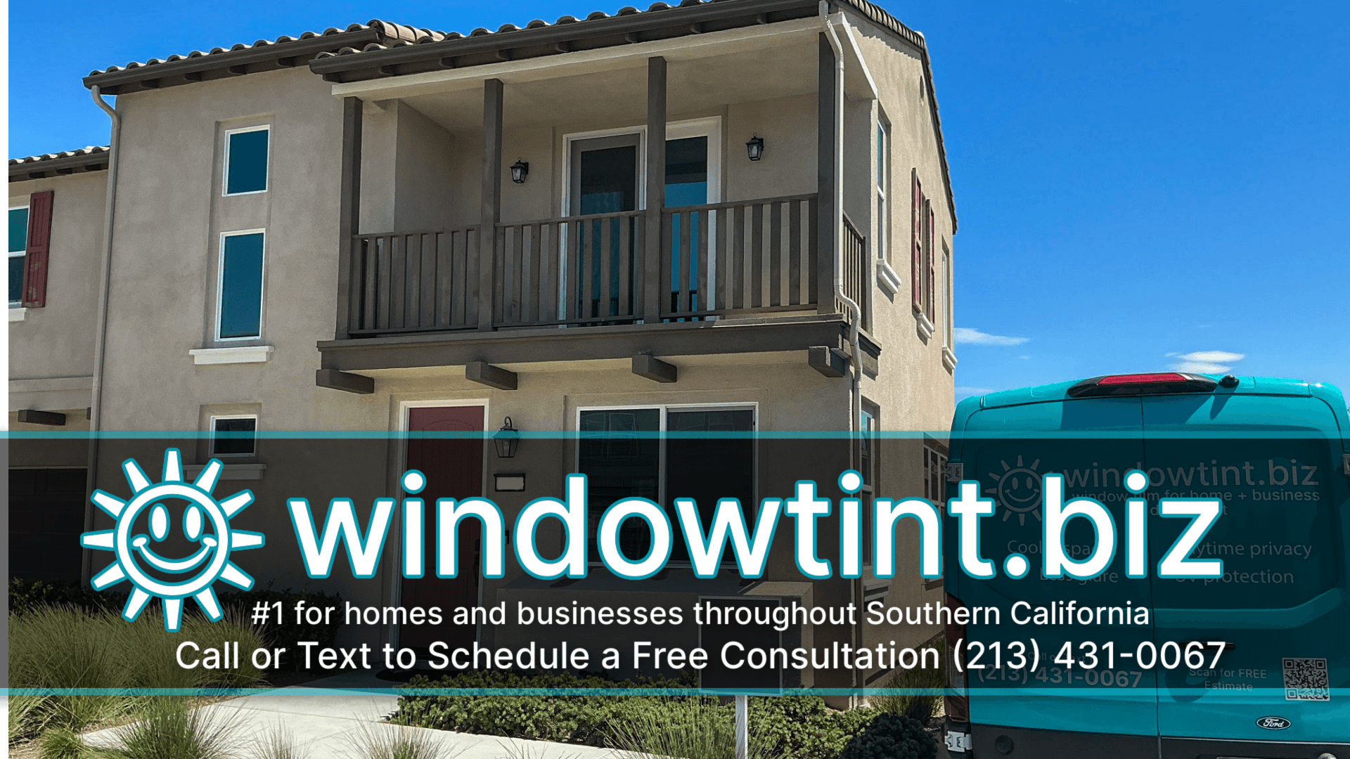 Exterior of Temecula home with Hüper Optik Select Drei window film installed