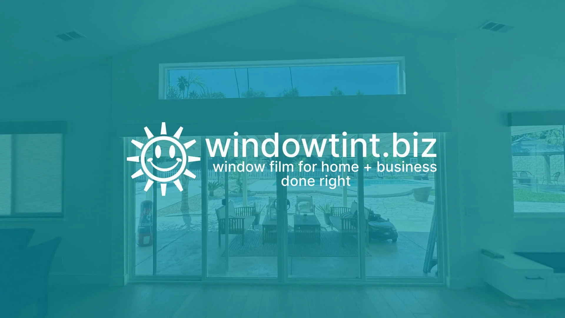 Home window film installed in a Corona, CA home to reduce heat, glare, UV exposure, and improve daytime privacy while maintaining natural light.